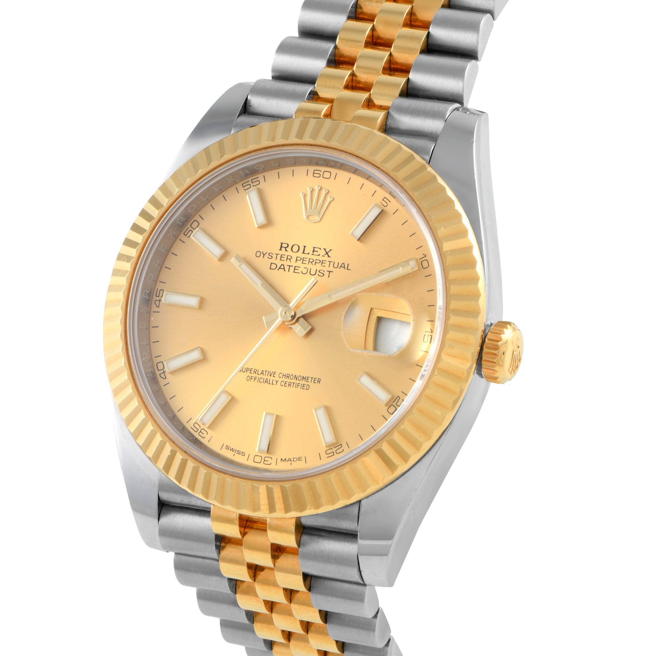 Rolex Datejust 41 Champagne Dial Watch 126333
