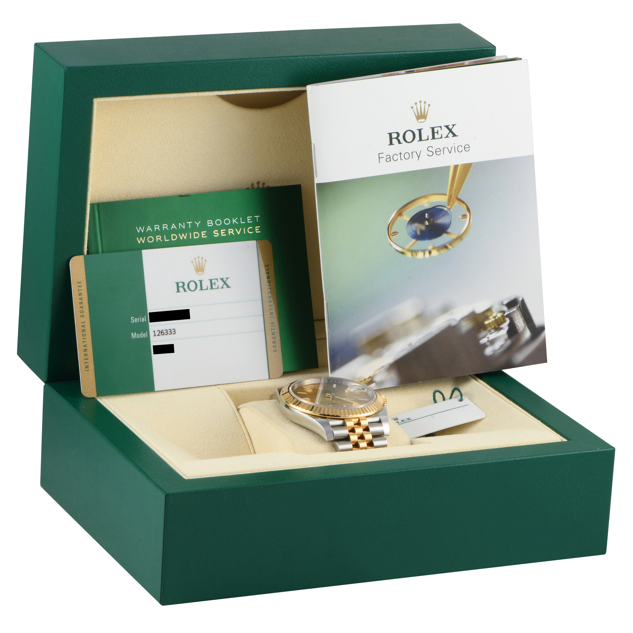 Rolex Datejust 41 Champagne Dial Watch 126333