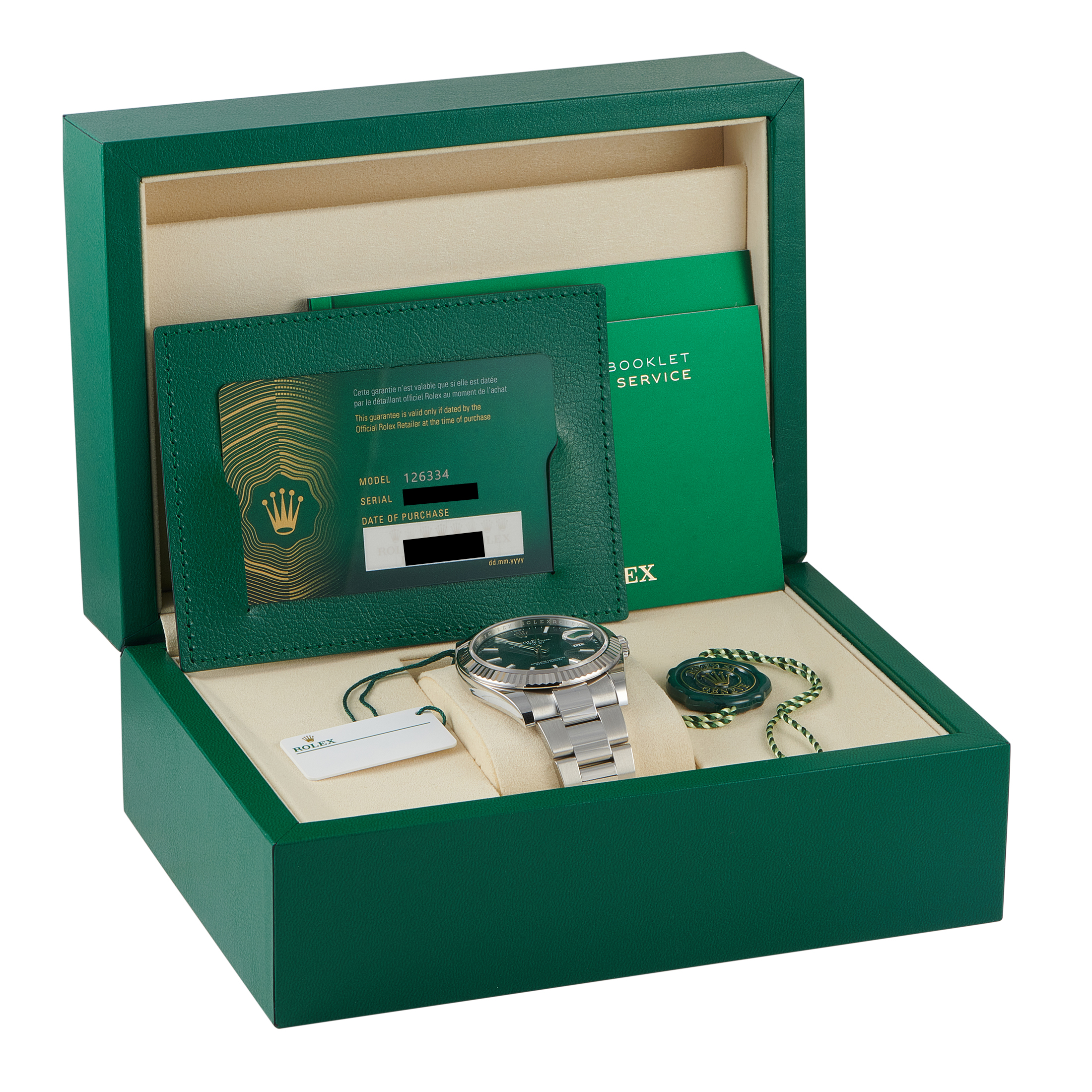 Rolex Datejust 41 Mint Green Dial Watch 126334