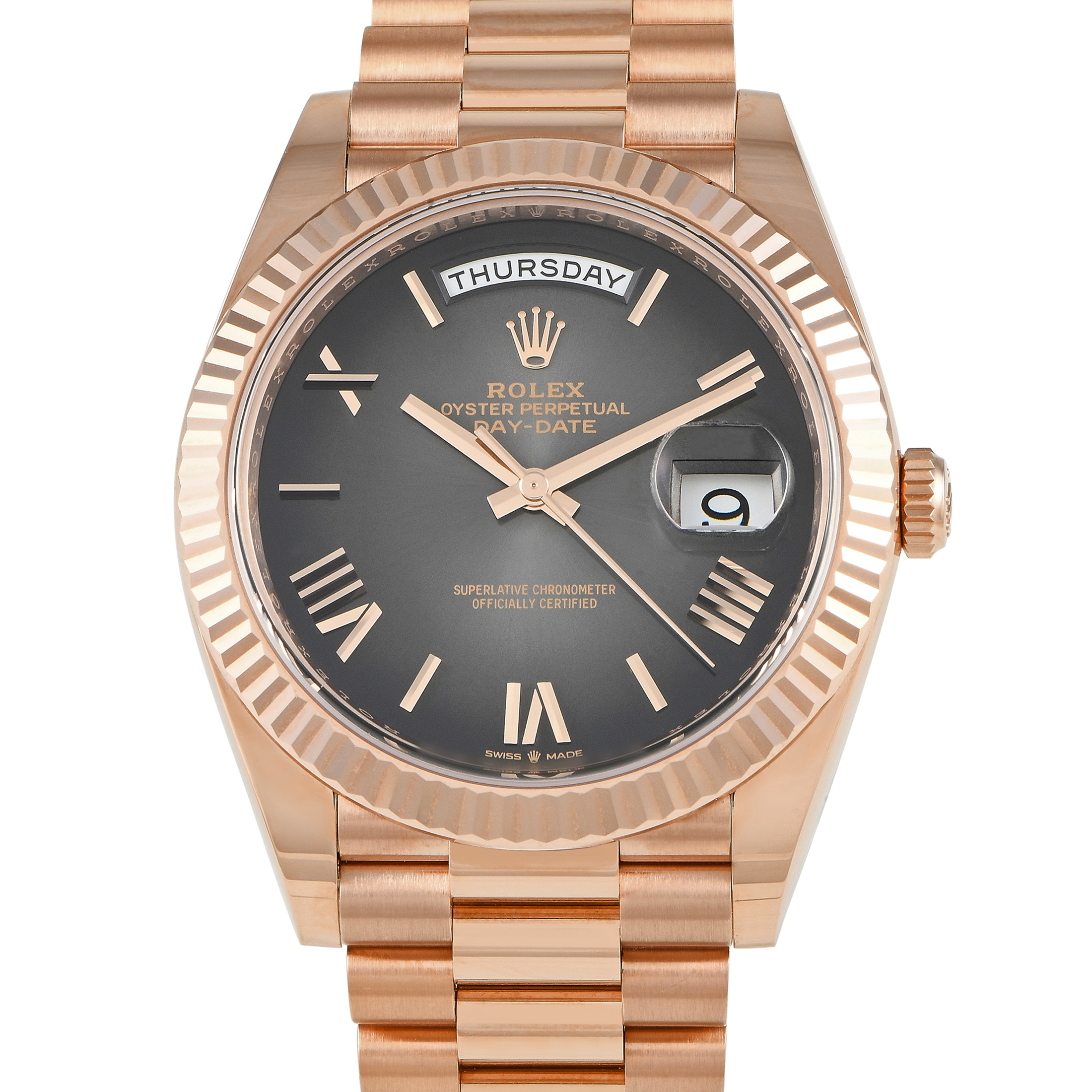 Rolex Day-Date 40 Slate Ombre Dial Watch 228235