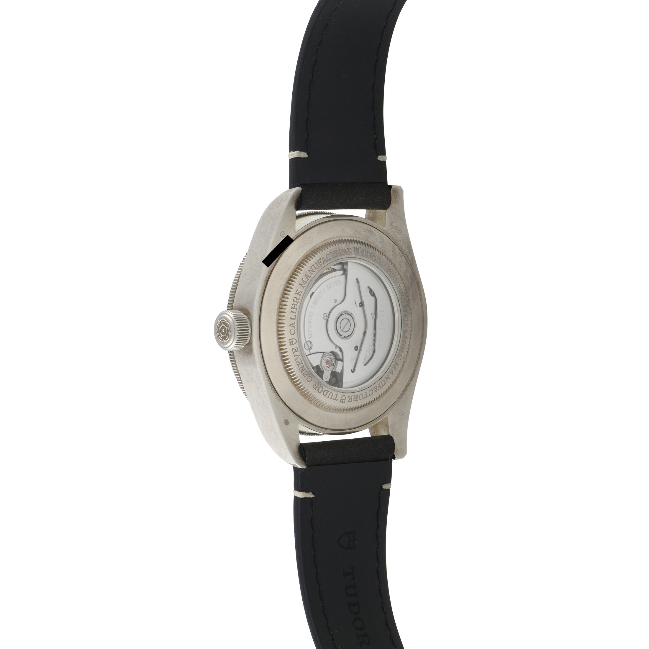 Tudor Black Bay 58 Silver on Leather Men's Watch 79010SG