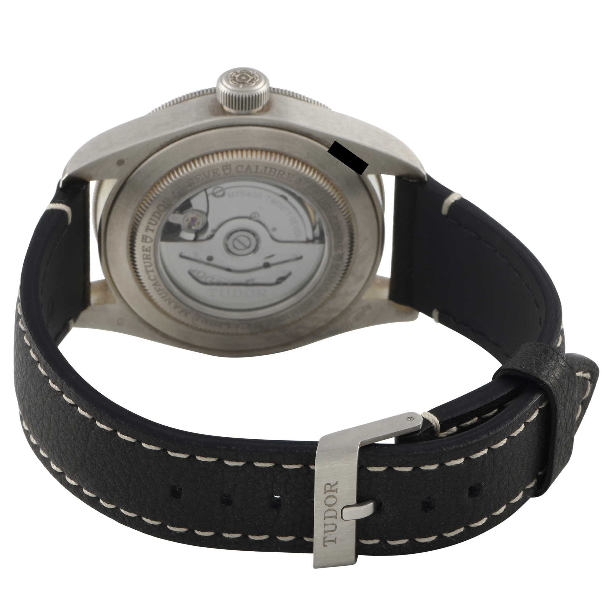 Tudor Black Bay 58 Silver on Leather Men's Watch 79010SG