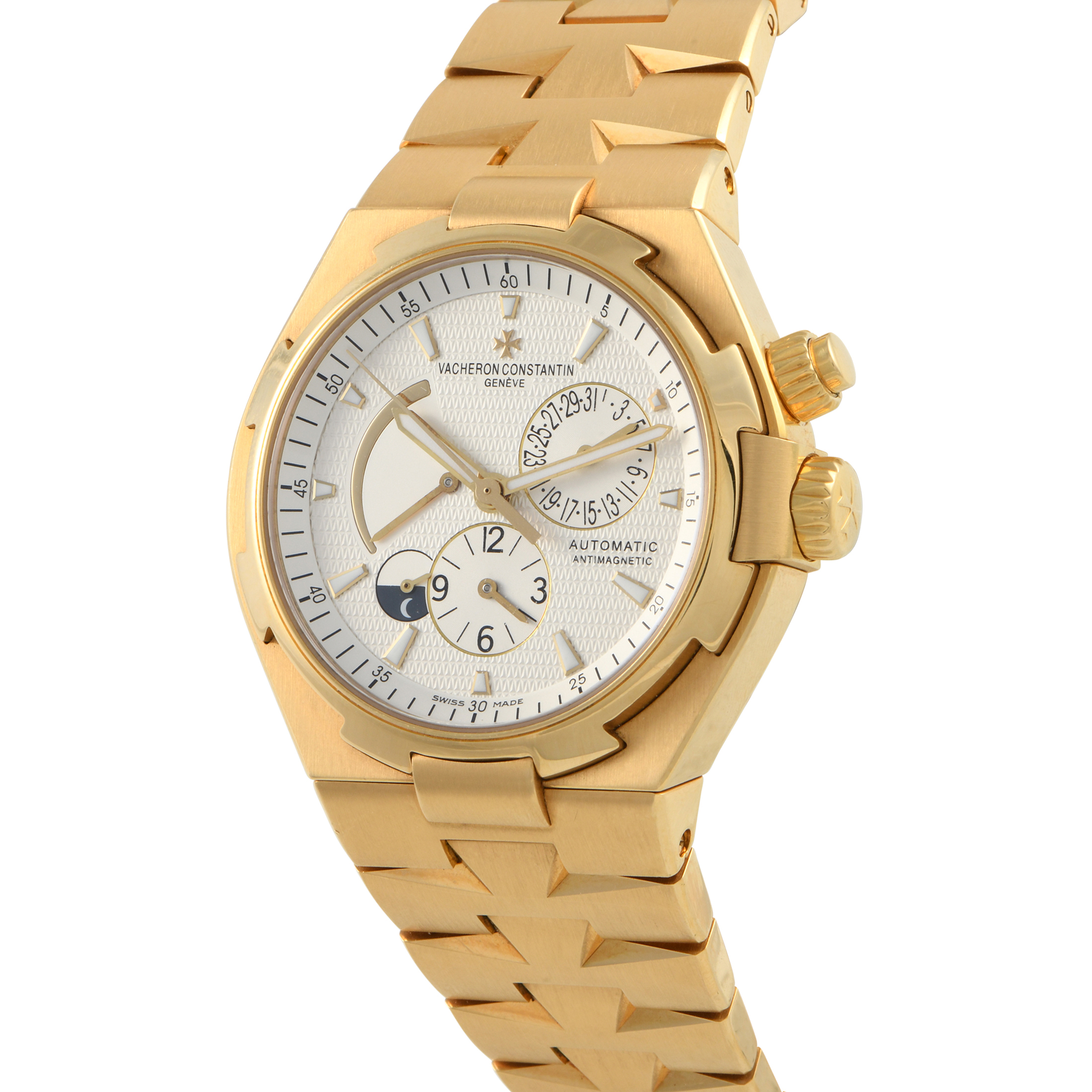 Vacheron Constantin Overseas Dual Time Zone Yellow Gold Watch 47450/B01J-9228