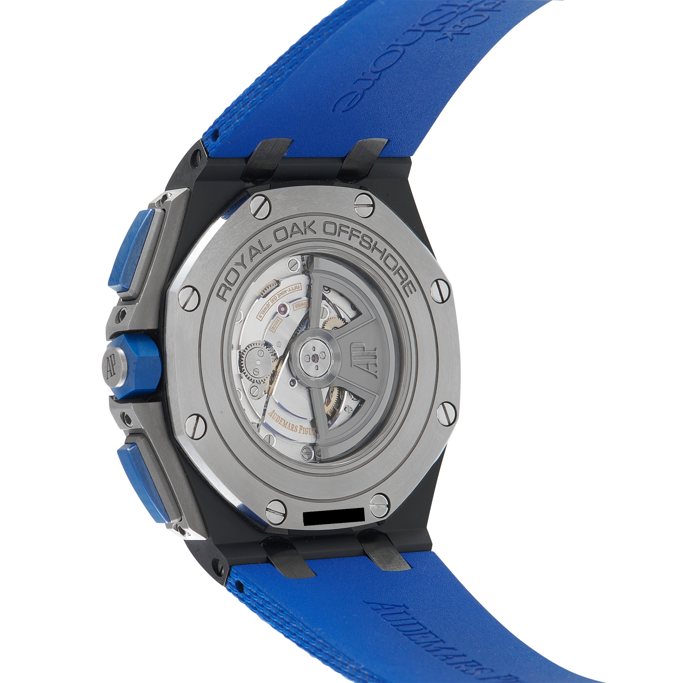 Audemars Piguet Royal Oak Offshore Blue Dial Ceramic Watch 26405CE.OO.A030CA.01