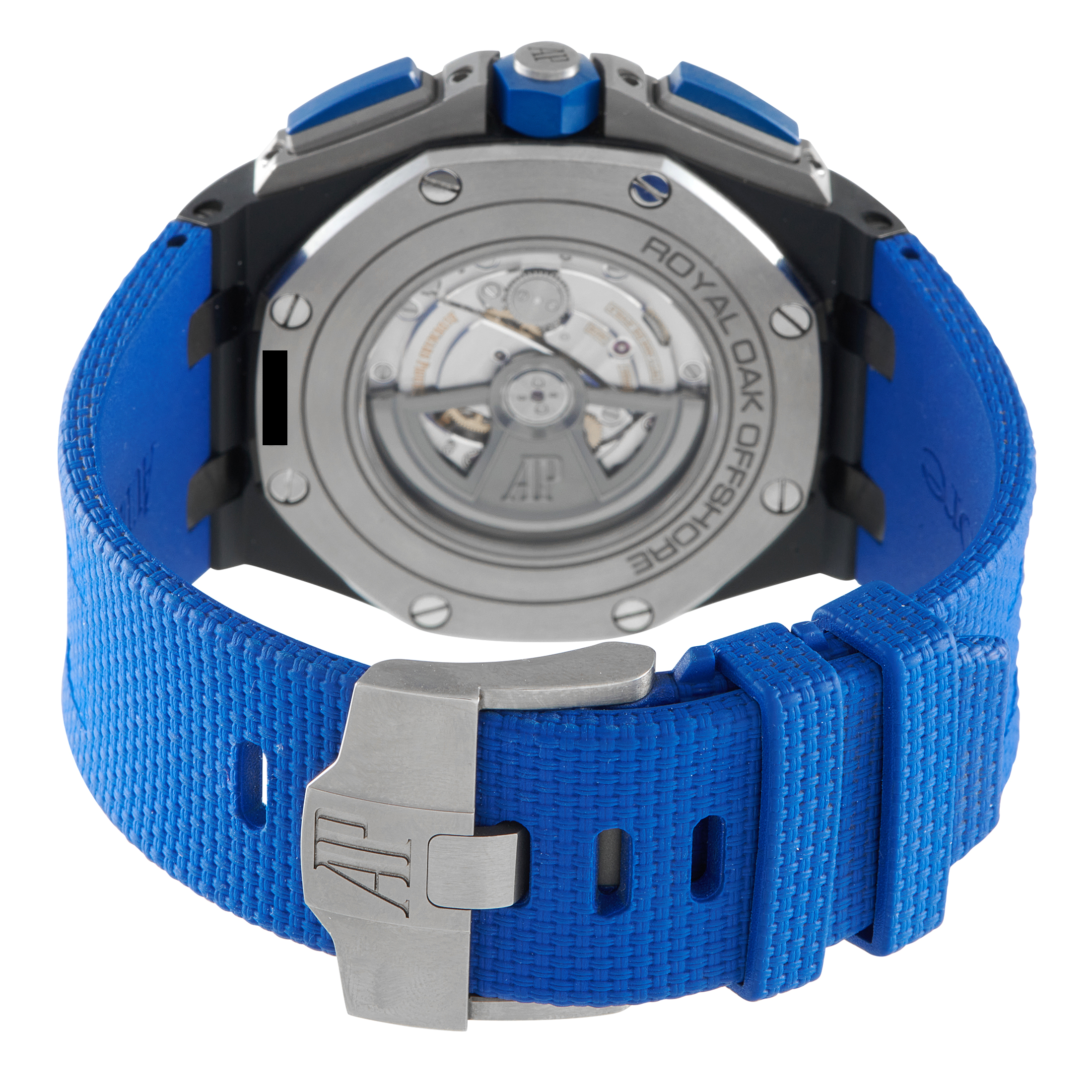 Audemars Piguet Royal Oak Offshore Blue Dial Ceramic Watch 26405CE.OO.A030CA.01