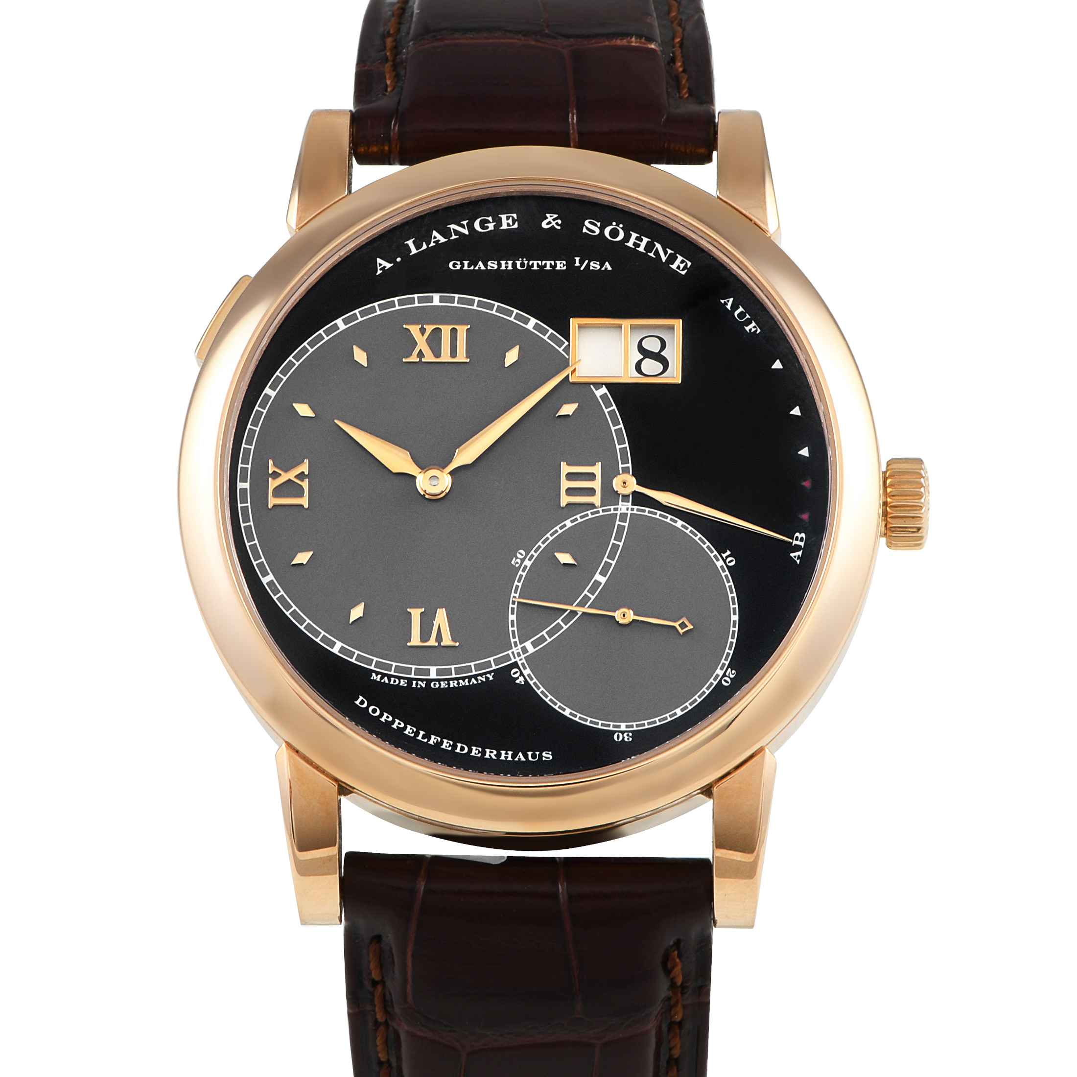 A. Lange & Sohne Grand Lange 1 Rose Gold Watch 115.031