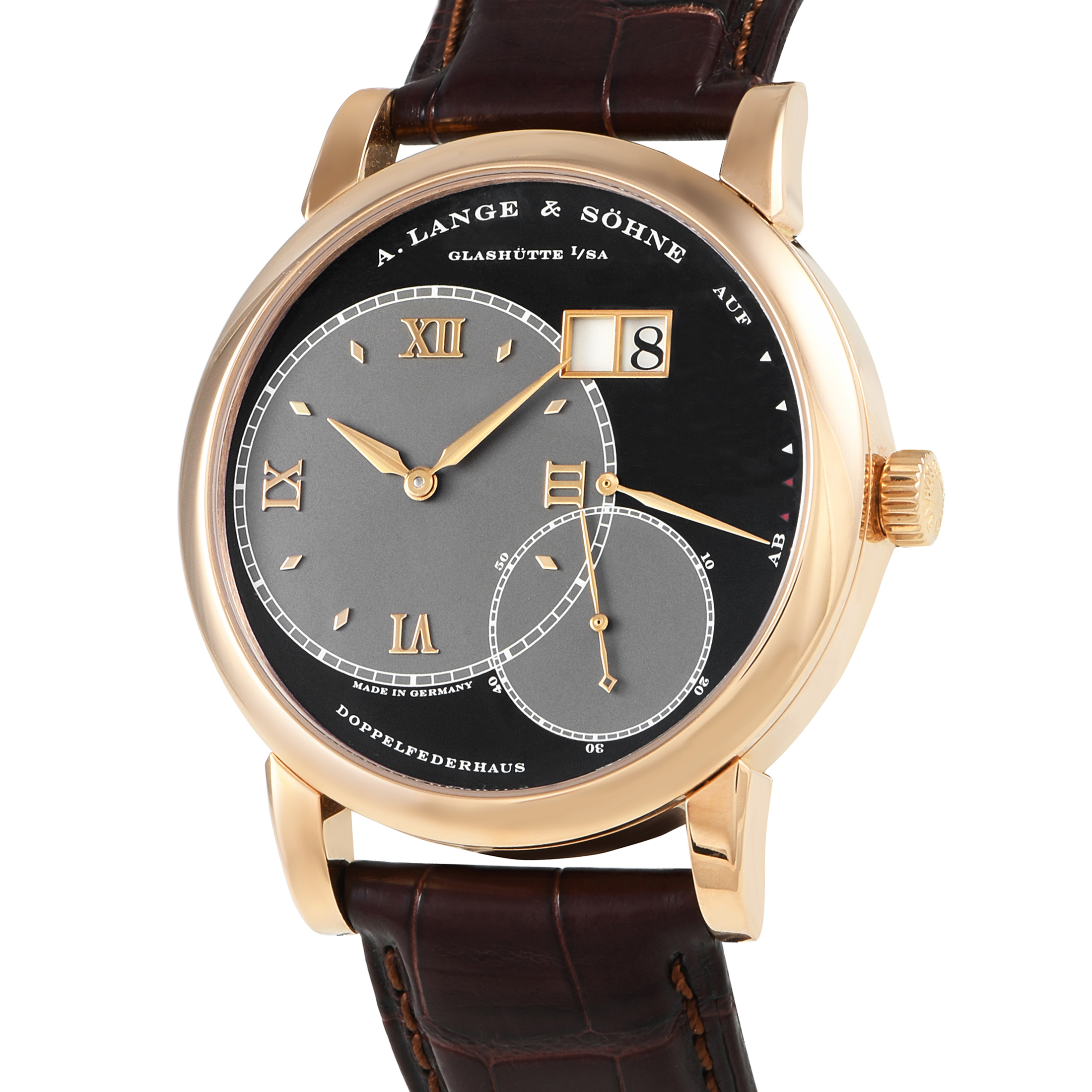 A. Lange & Sohne Grand Lange 1 Rose Gold Watch 115.031