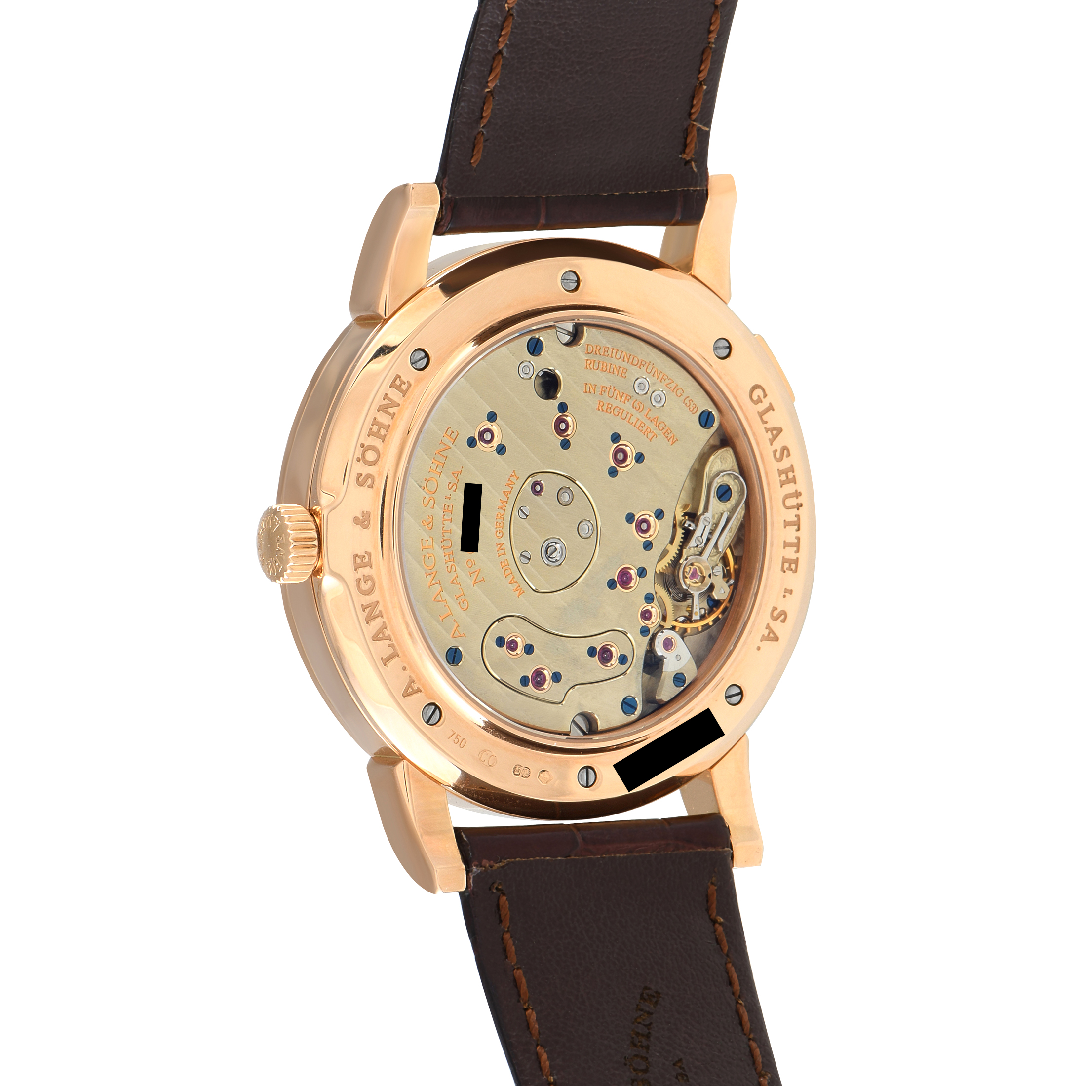 A. Lange & Sohne Grand Lange 1 Rose Gold Watch 115.031
