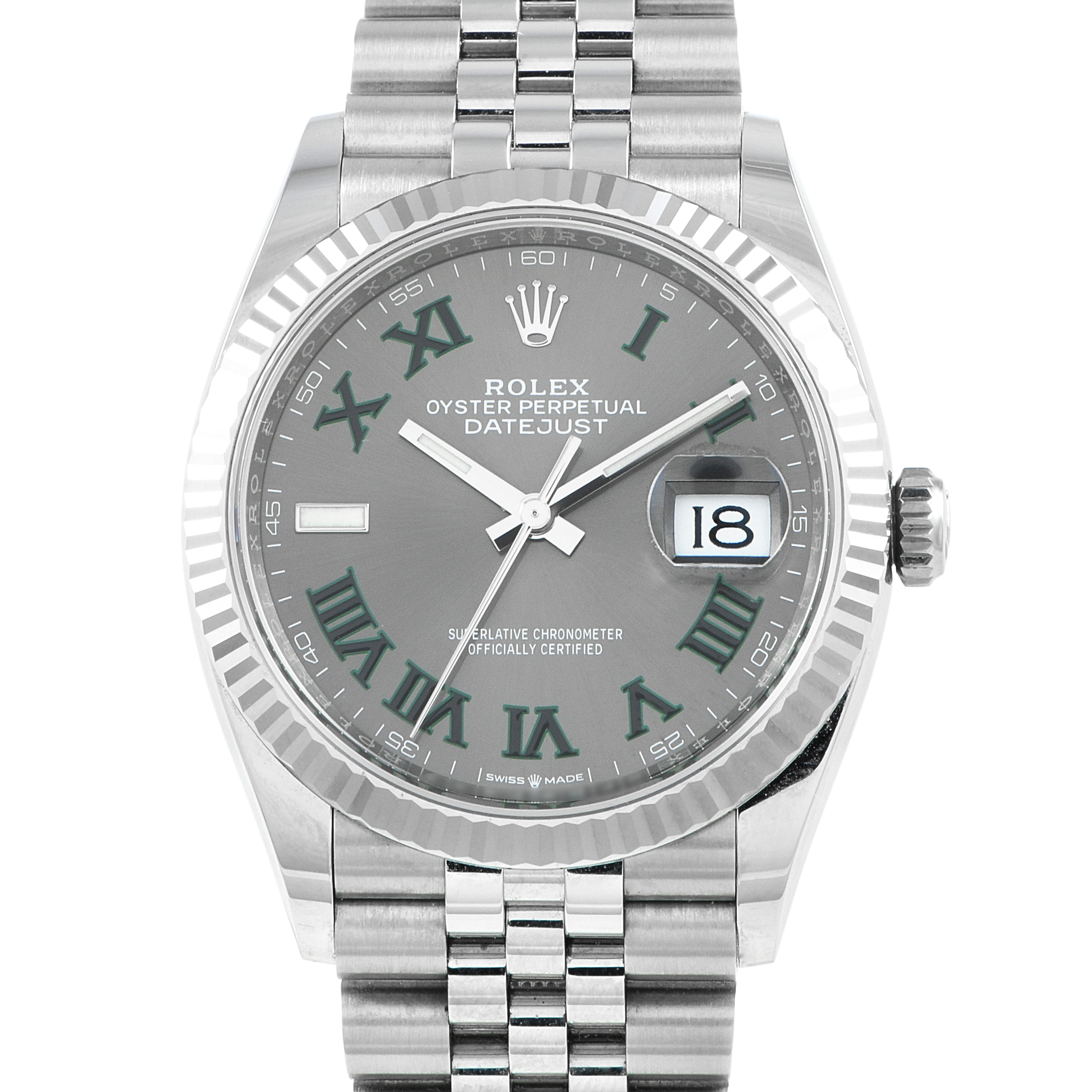 Rolex Datejust 36 Slate Dial Watch 126234