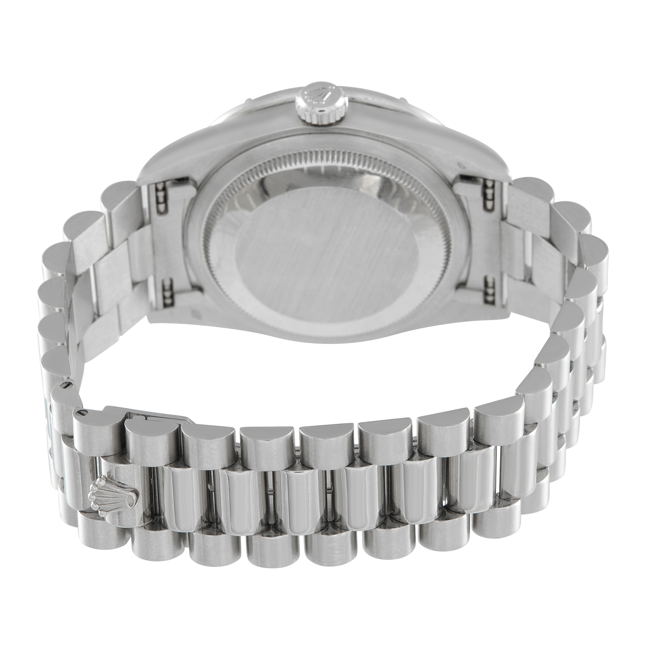 Rolex Day-Date Lapis Lazuli Dial Diamond Bezel Platinum Watch 18366