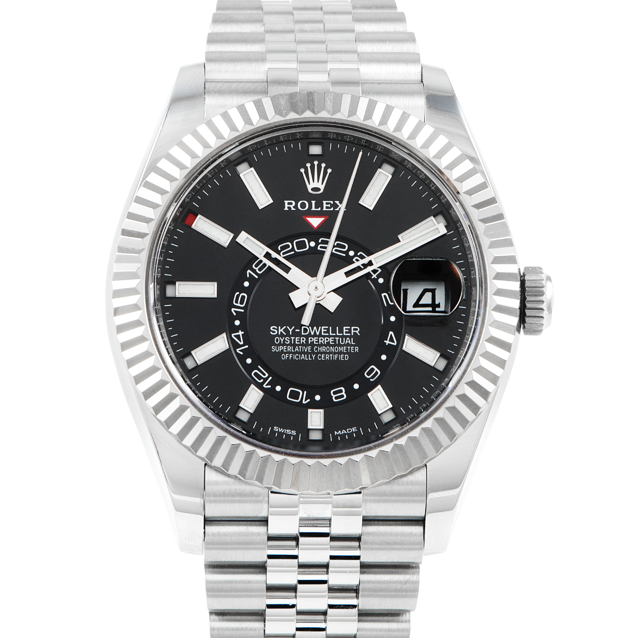Rolex Sky-Dweller Black Dial Watch 326934
