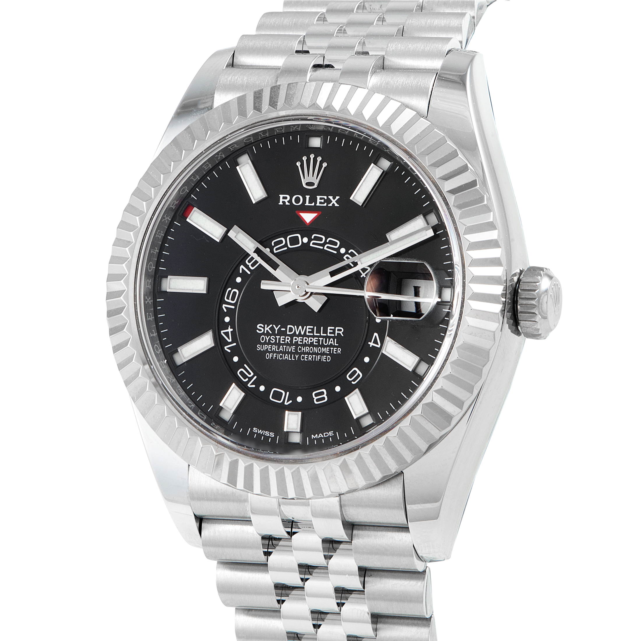 Rolex Sky-Dweller Black Dial Watch 326934