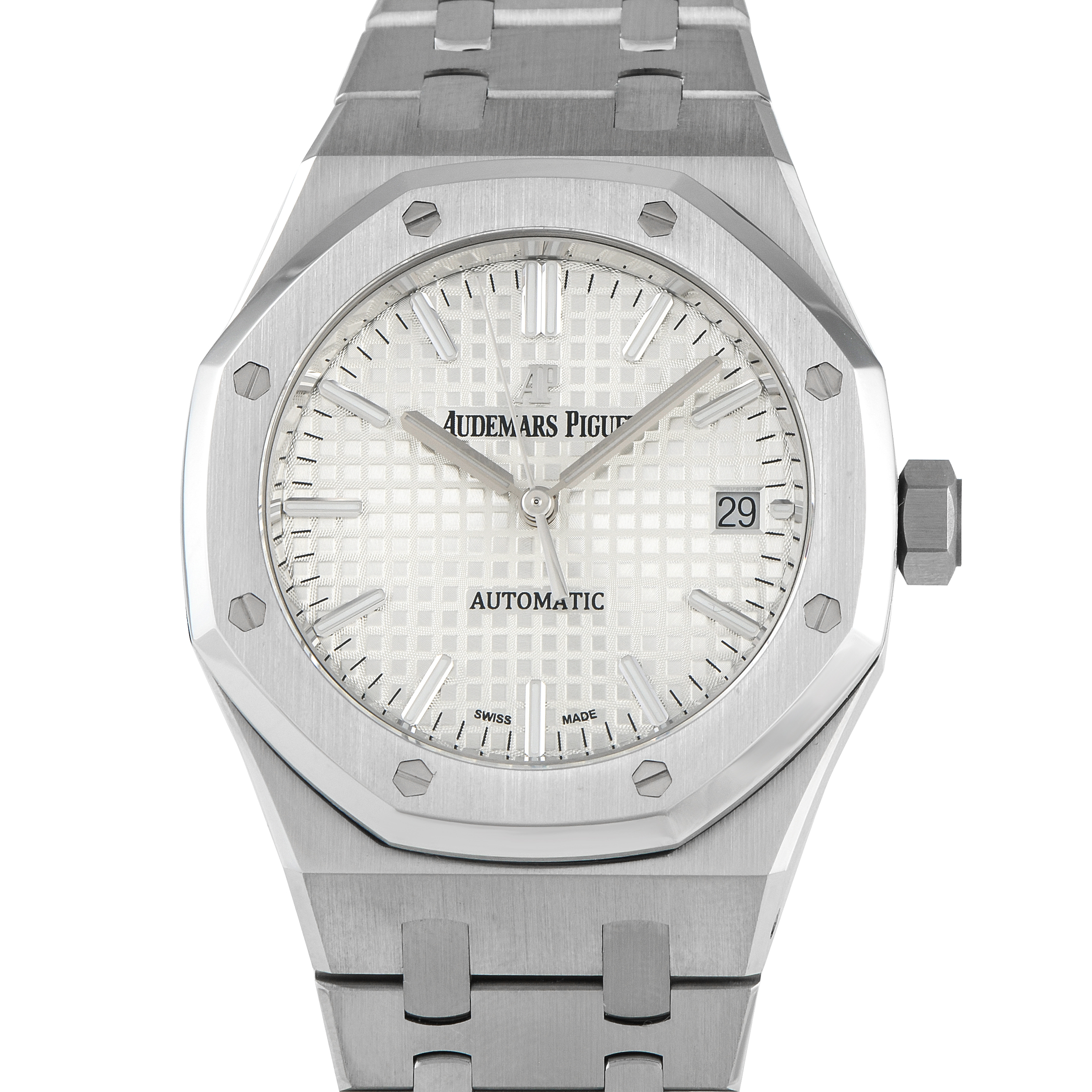 Audemars Piguet Royak Oak Silver Dial Stainless Steel Watch 15450ST.OO.1256ST.01.A