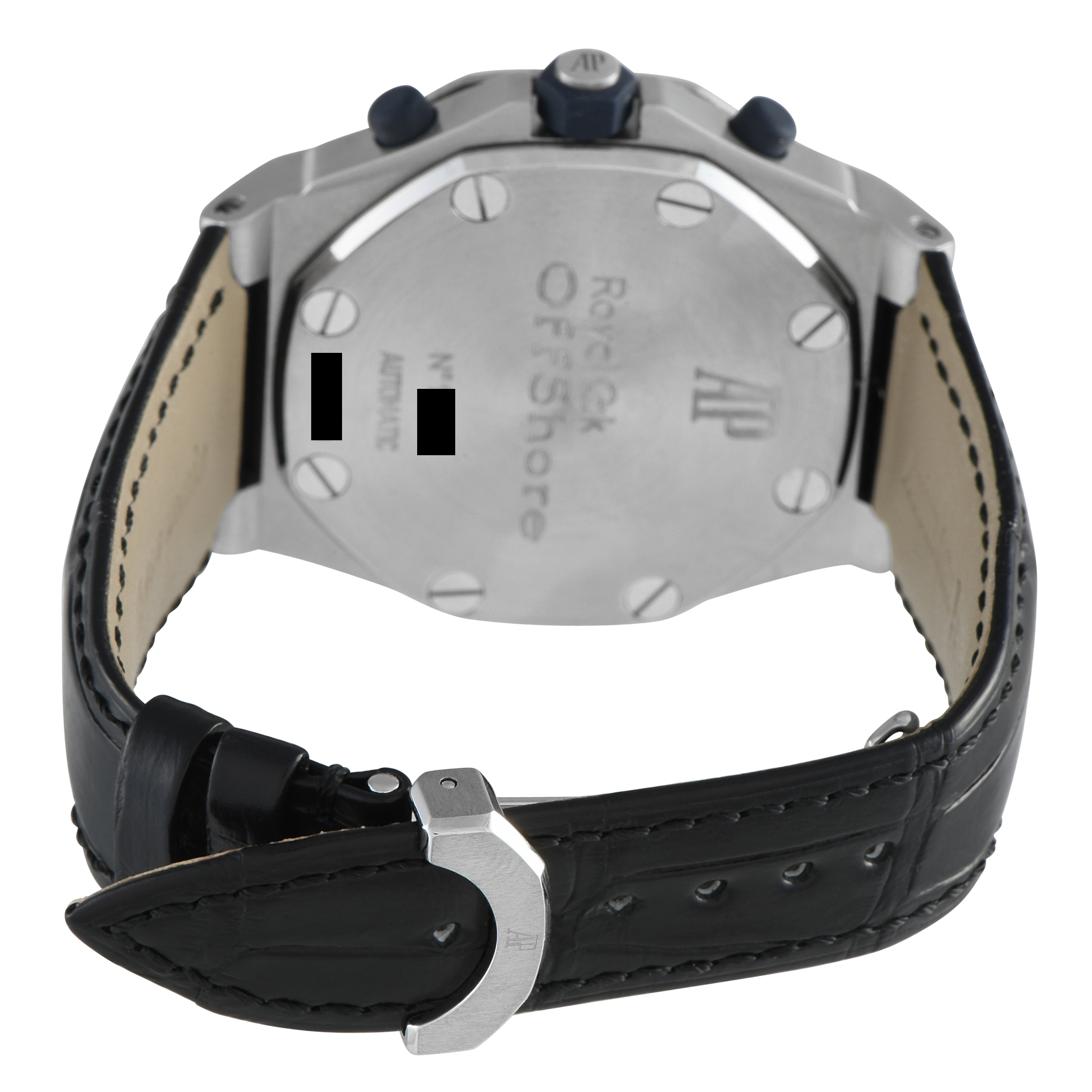 Audemars Piguet Royal Oak Offshore Steel in Leather Men's Watch 25770ST.OO.A001KE.01