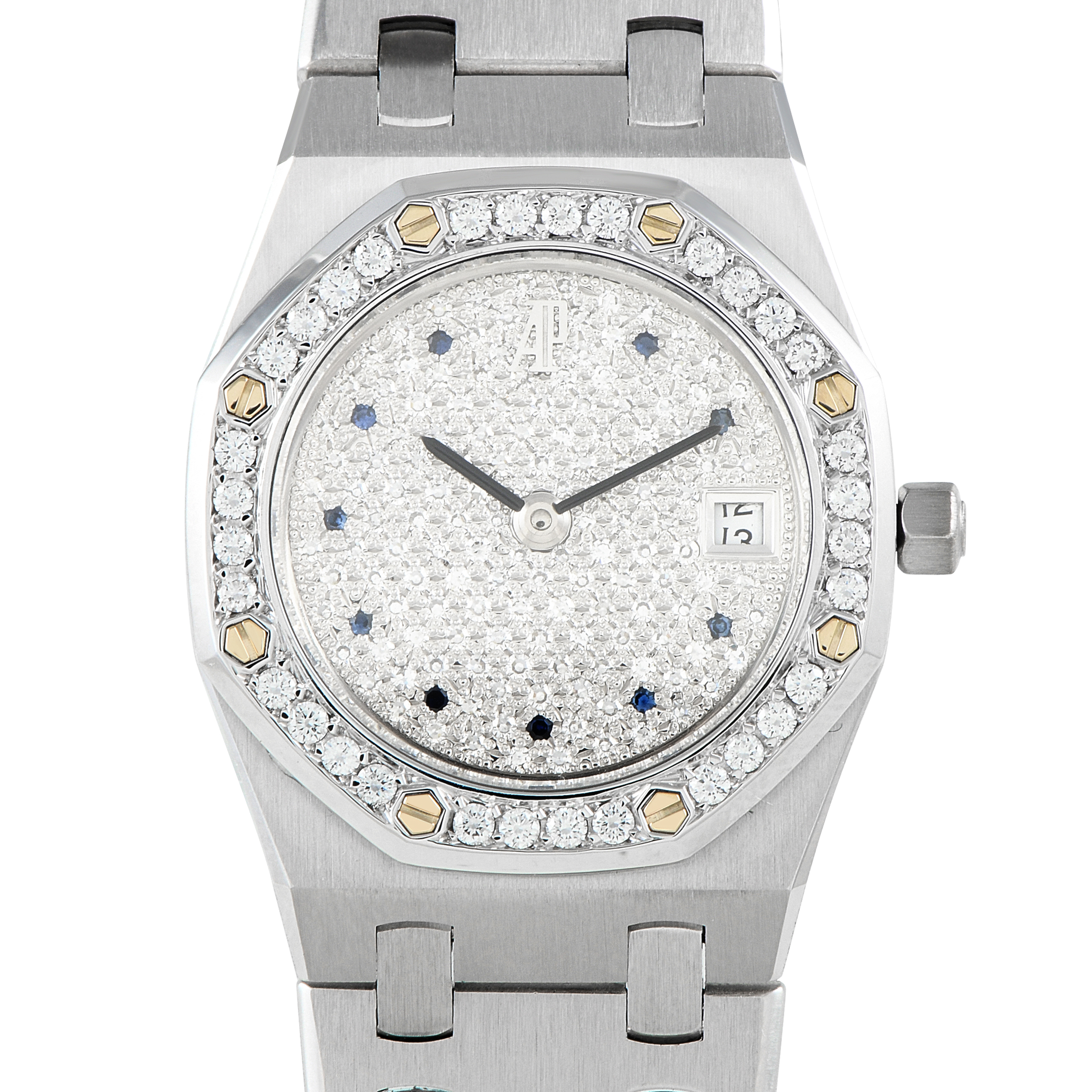 Audemars Piguet Royal Oak Mini Diamond Dial and Bezel Quartz Watch