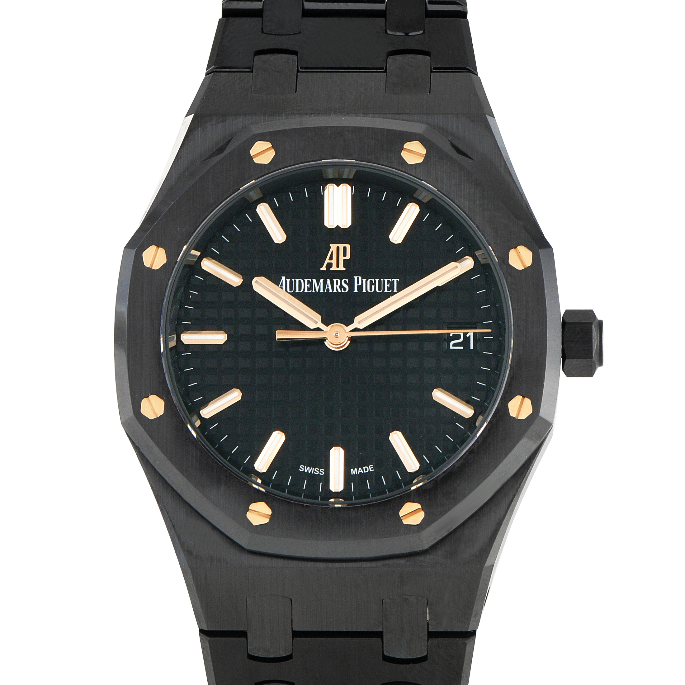 Audemars Piguet Royal Oak Black Ceramic Watch 77350CE.OO.1266CE.01