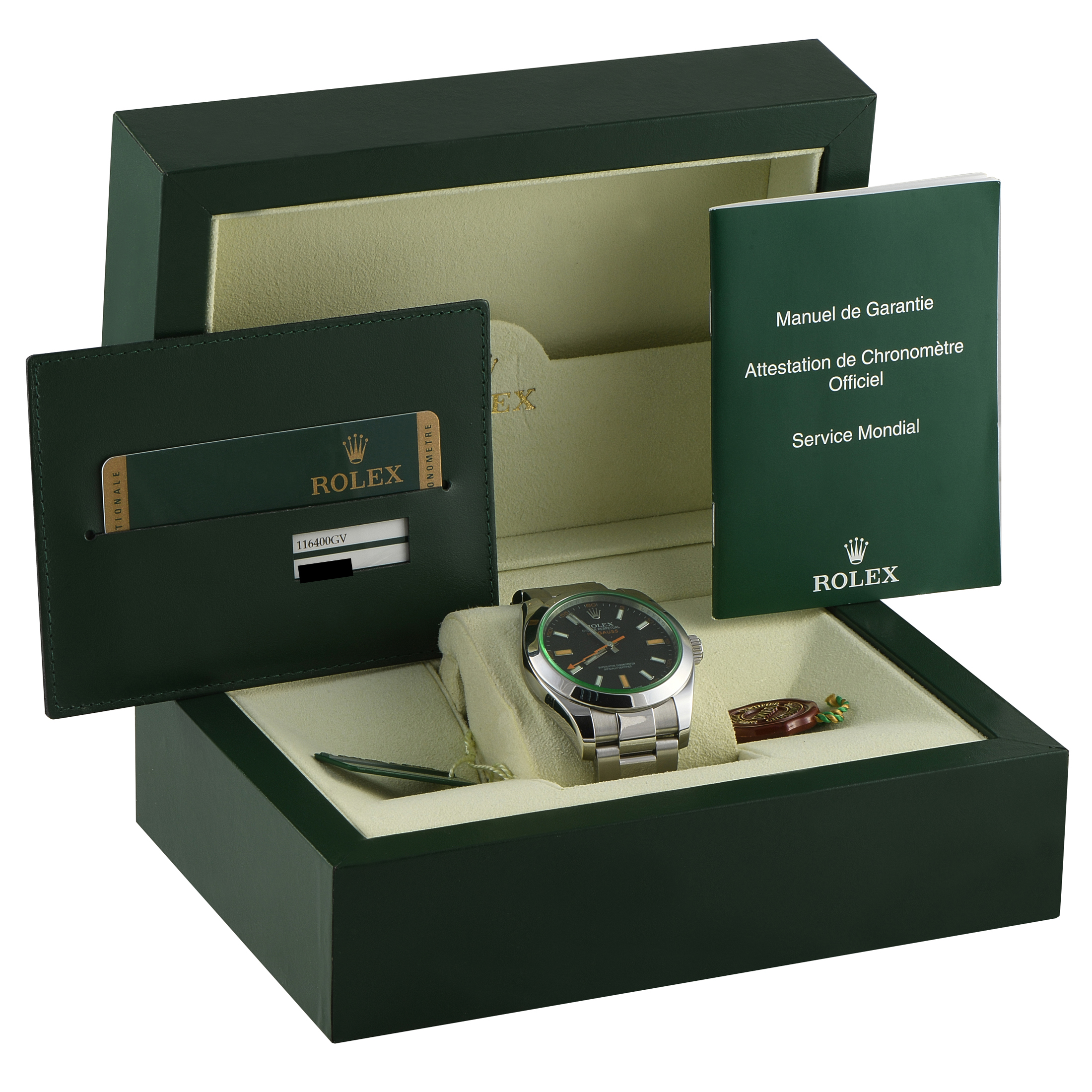 Rolex Milgauss Steel Oyster Watch 116400GV