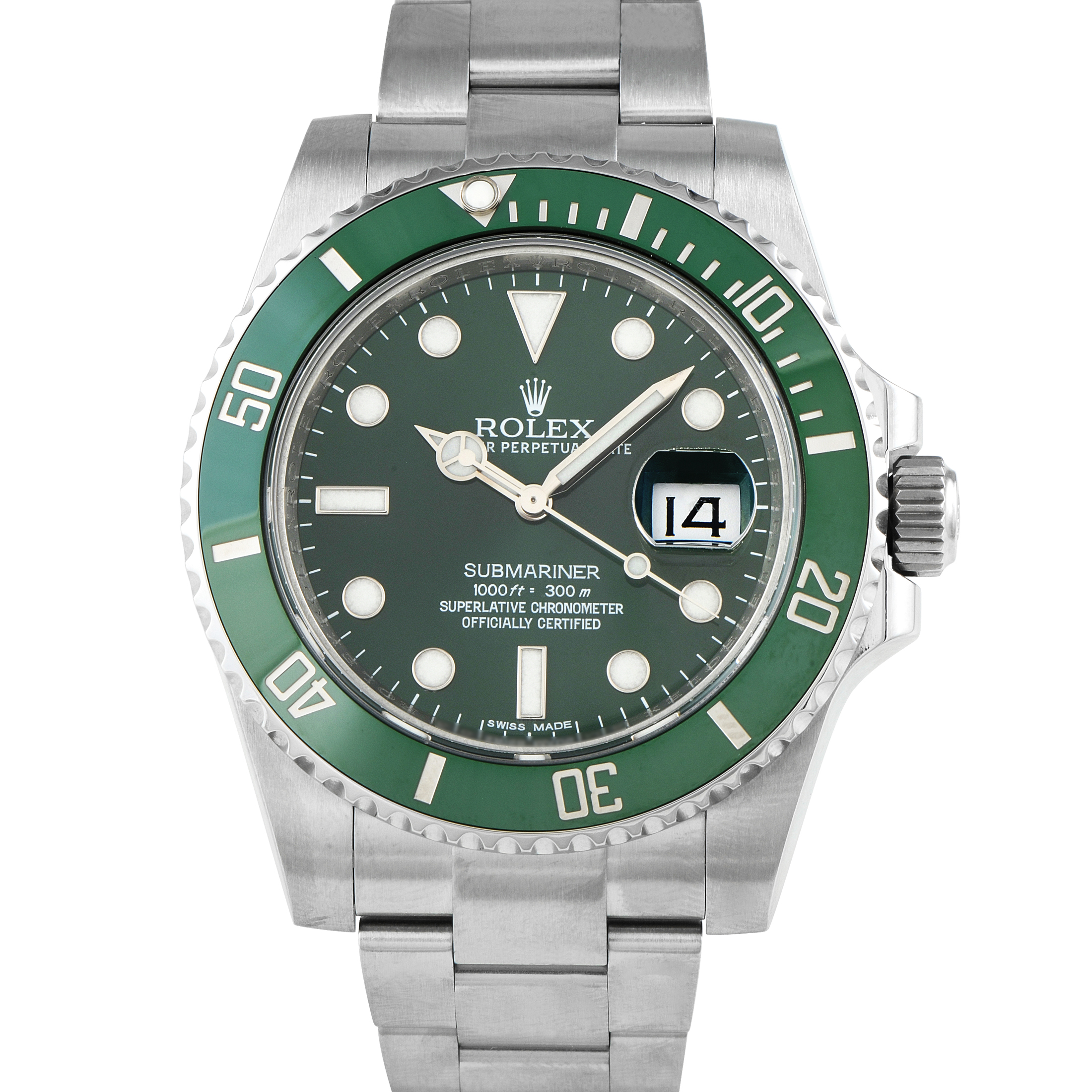 Rolex Submariner Hulk Watch 116610LV