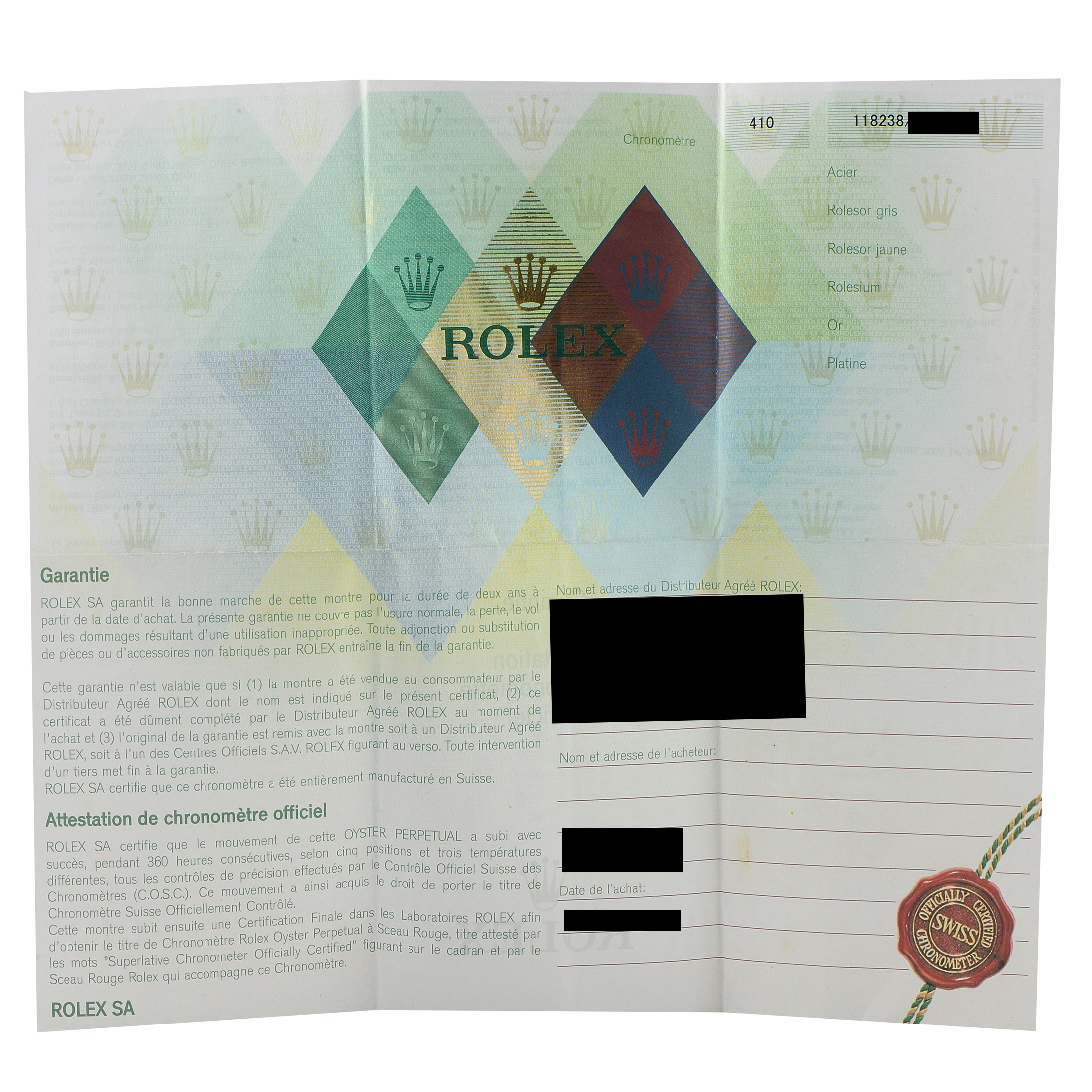 Rolex Day-Date Yellow Gold President Watch 118238