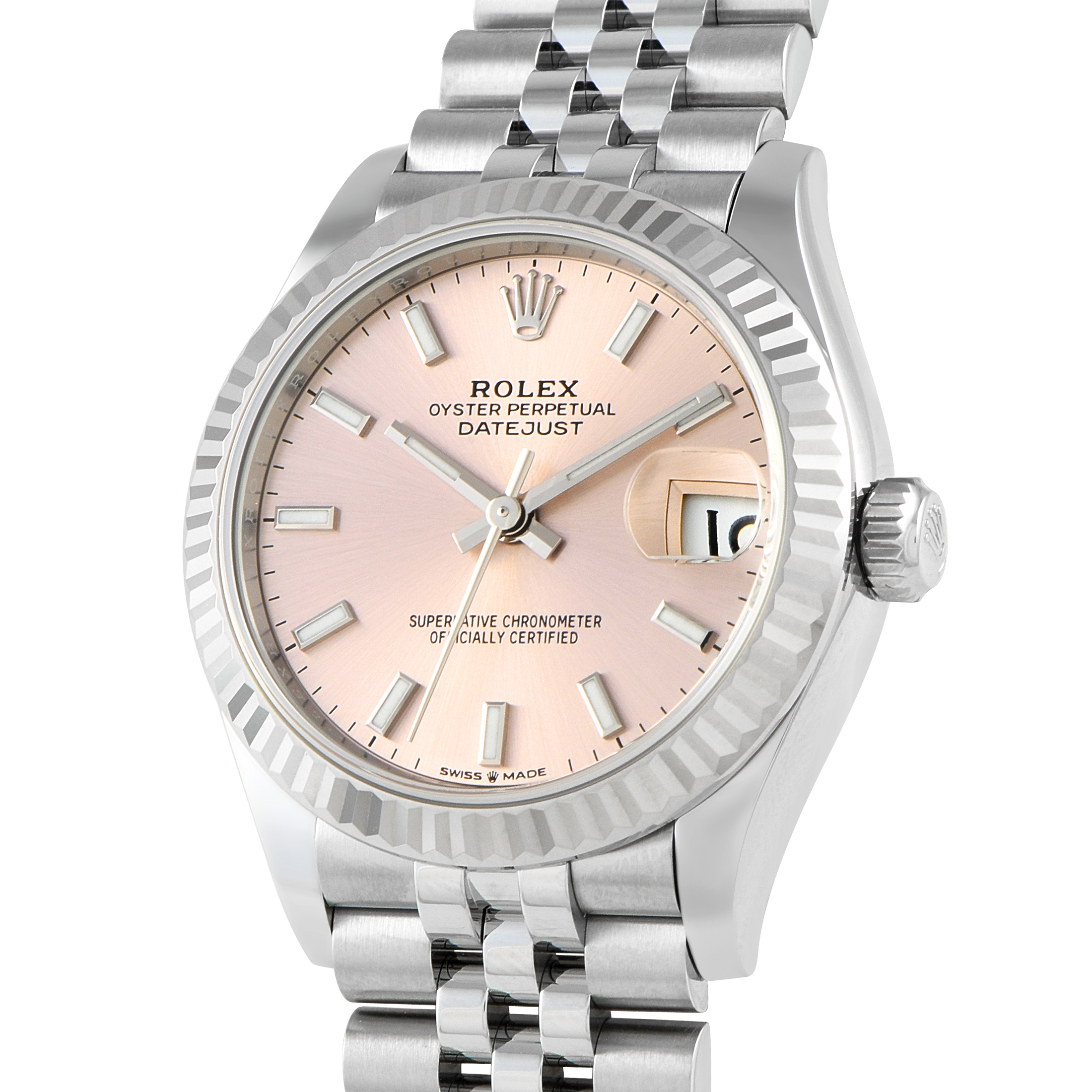Rolex Datejust 31 Pink Dial Steel Jubilee Watch M278274