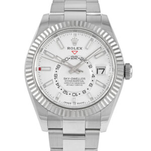 Rolex Sky-Dweller White Dial Watch 336934