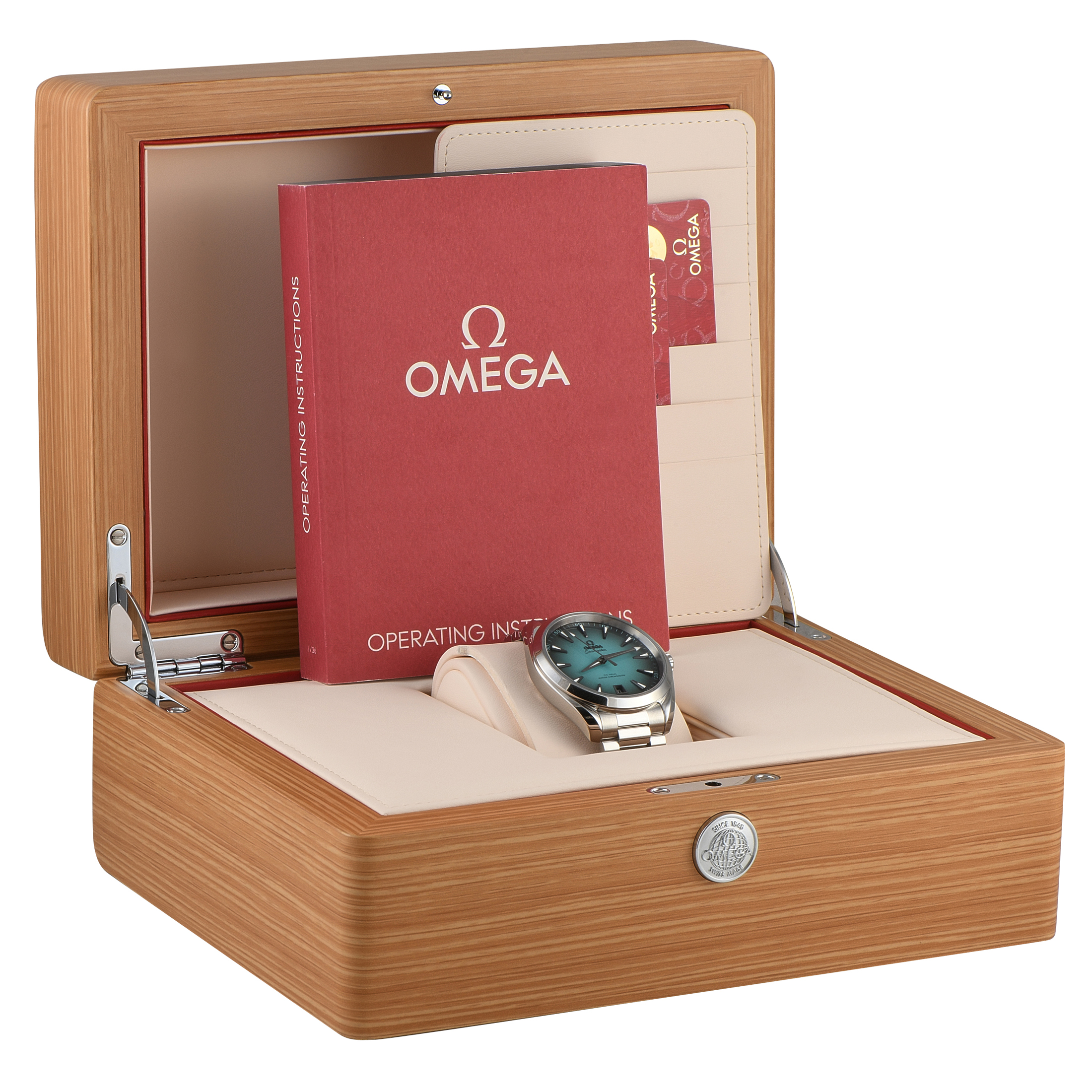 Omega Seamaster Aqua Terra Gradient Turquoise Dial Steel Watch 220.10.41.21.03.006