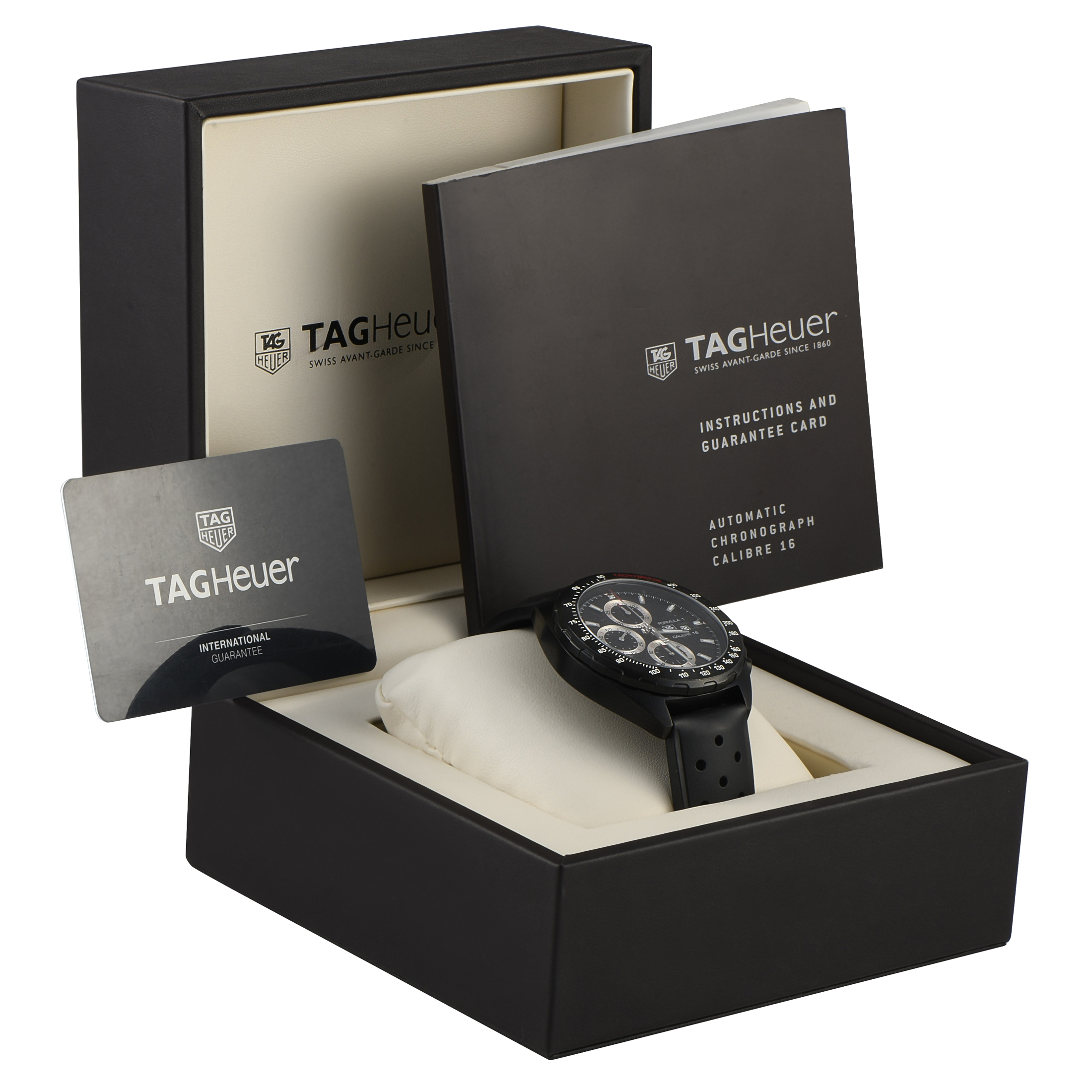 Tag Heuer Formula 1 Chronograph Black PVD Steel Watch CAZ2011.FT8024