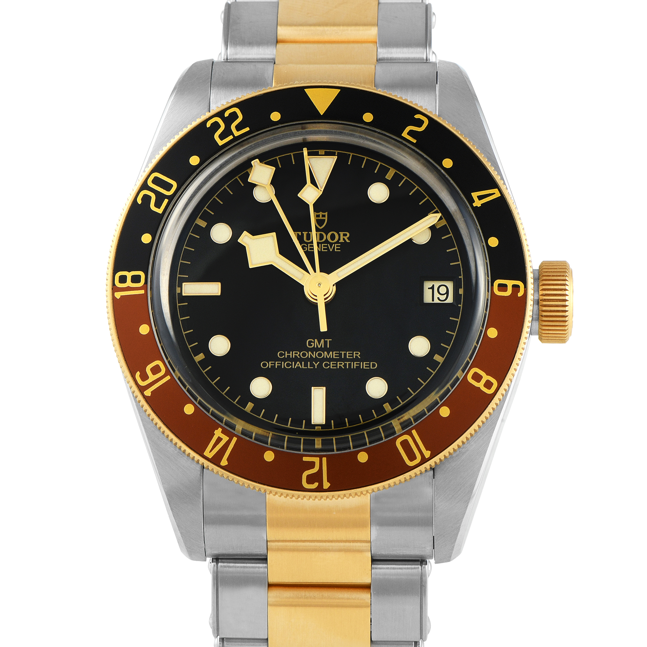 Tudor Black Bay GMT Steel and Gold Watch 79833MN