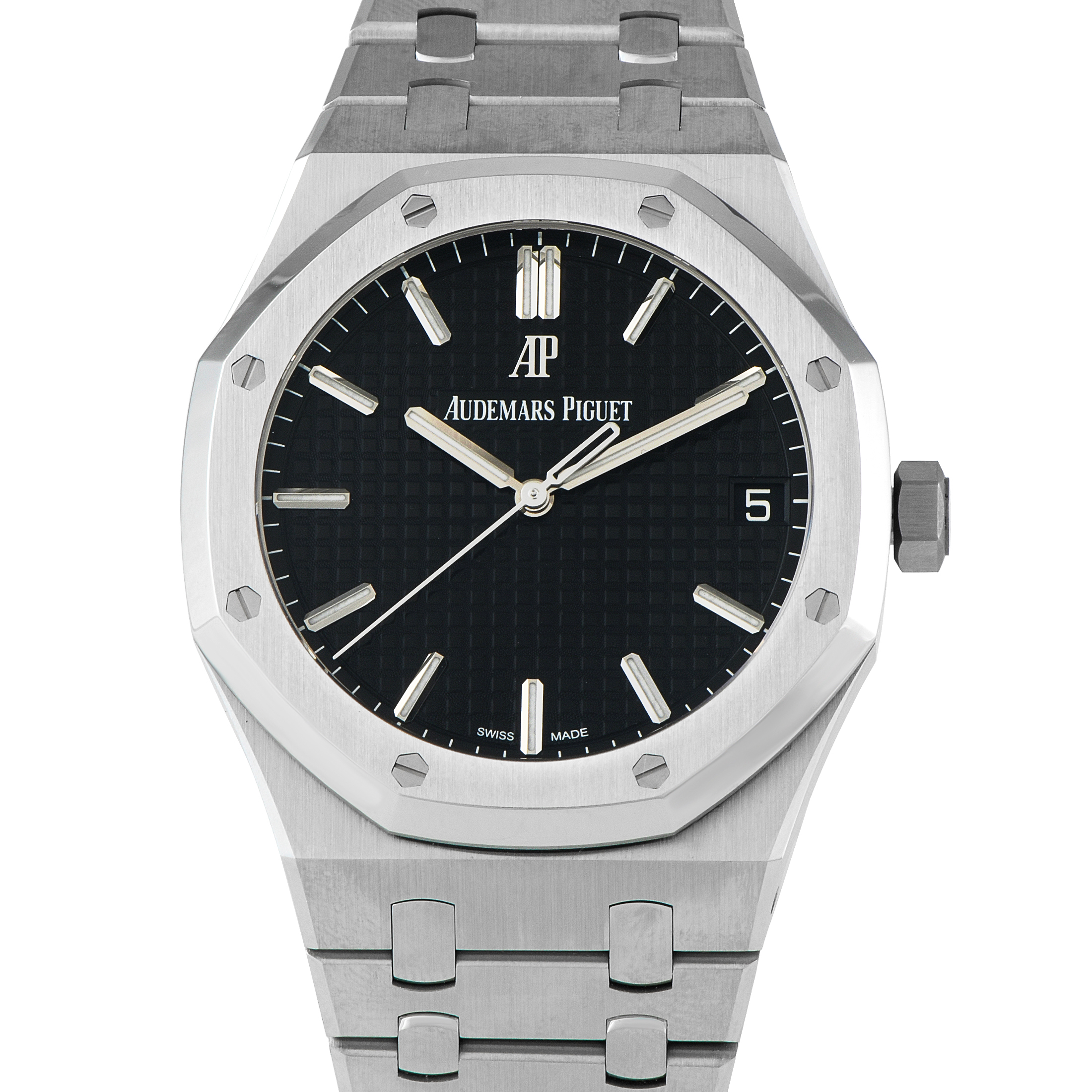 Audemars Piguet Royal Oak Black Dial Steel Watch 15500ST.OO.1220ST.03