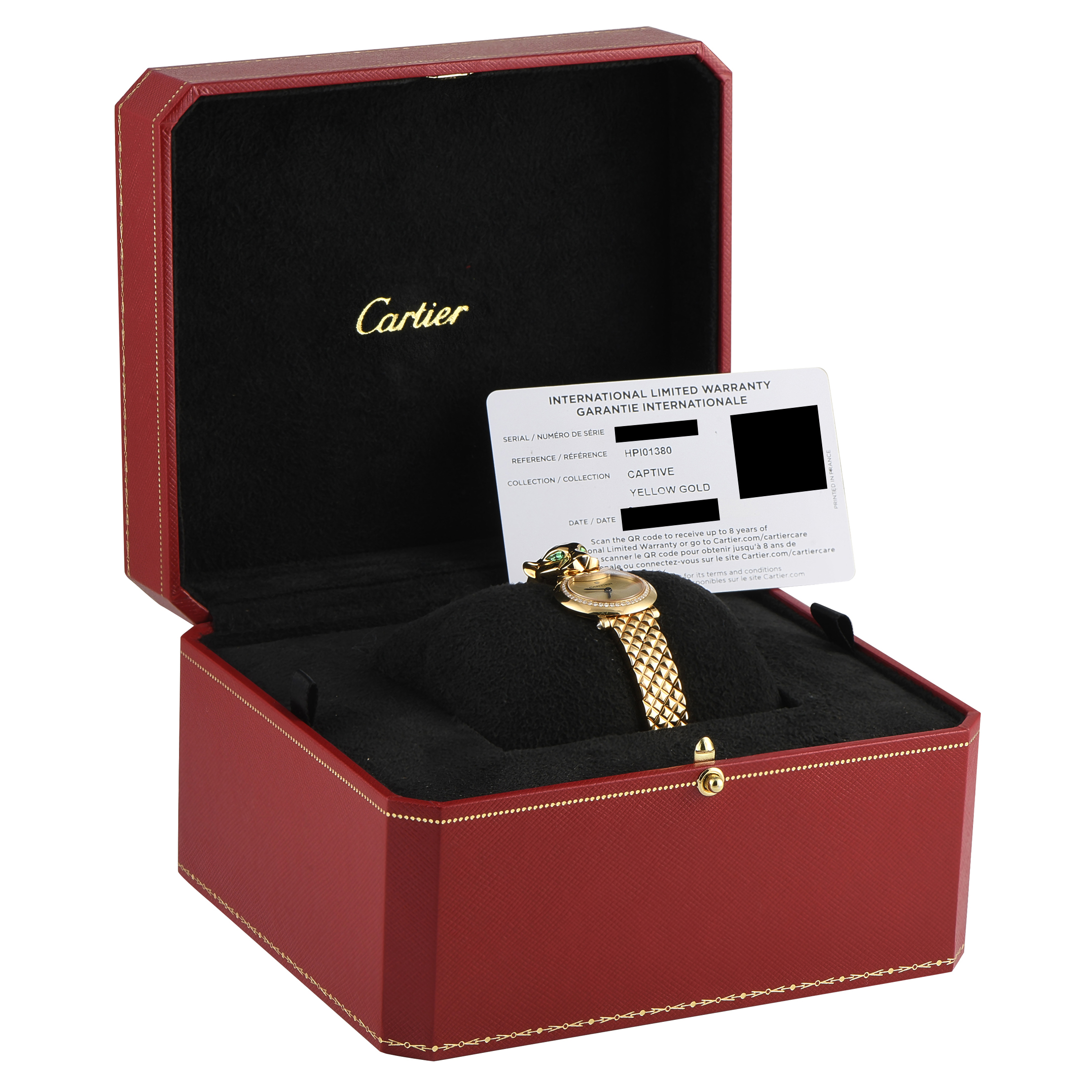 Cartier La Panthère Yellow Gold Watch HPI01380