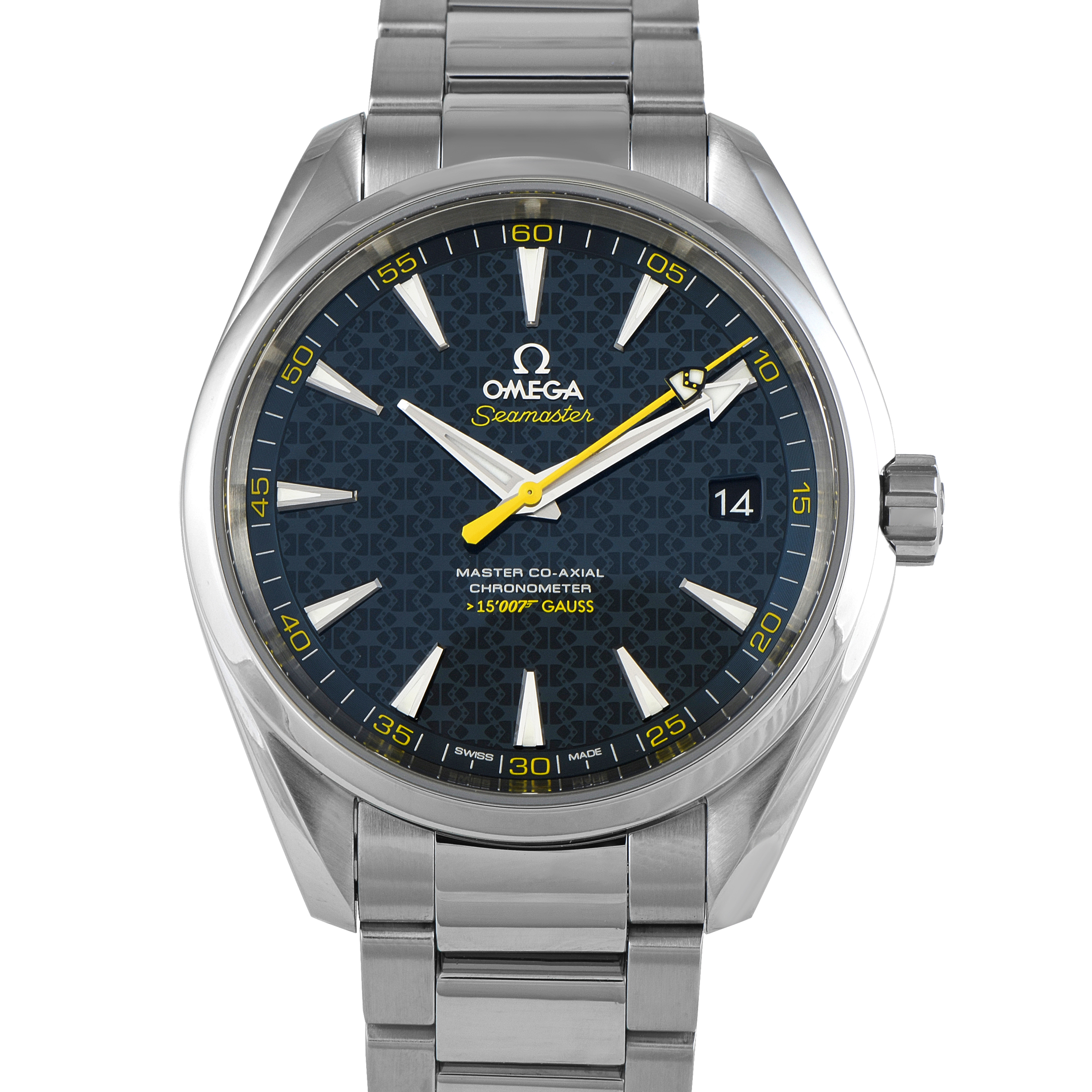 Omega Seamaster Aqua Terra 150M James Bond 007 Spectre Limited Edition Watch 231.10.42.21.03.004