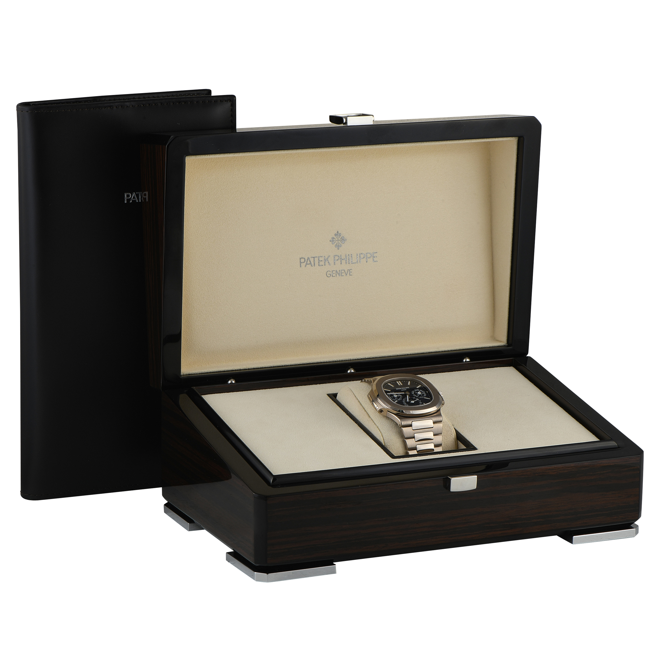 Patek Philippe Nautilus Perpetual Calendar White Gold Watch 5740/1G-001