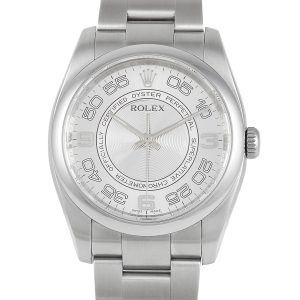 Rolex Oyster Perpetual 36 Silver Dial Steel Watch 116000