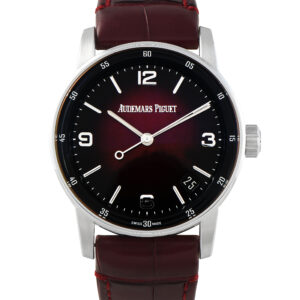 Audemars Piguet Code 11.59 Burgundy Dial White Gold Watch 15210BC.OO.A068CR.01