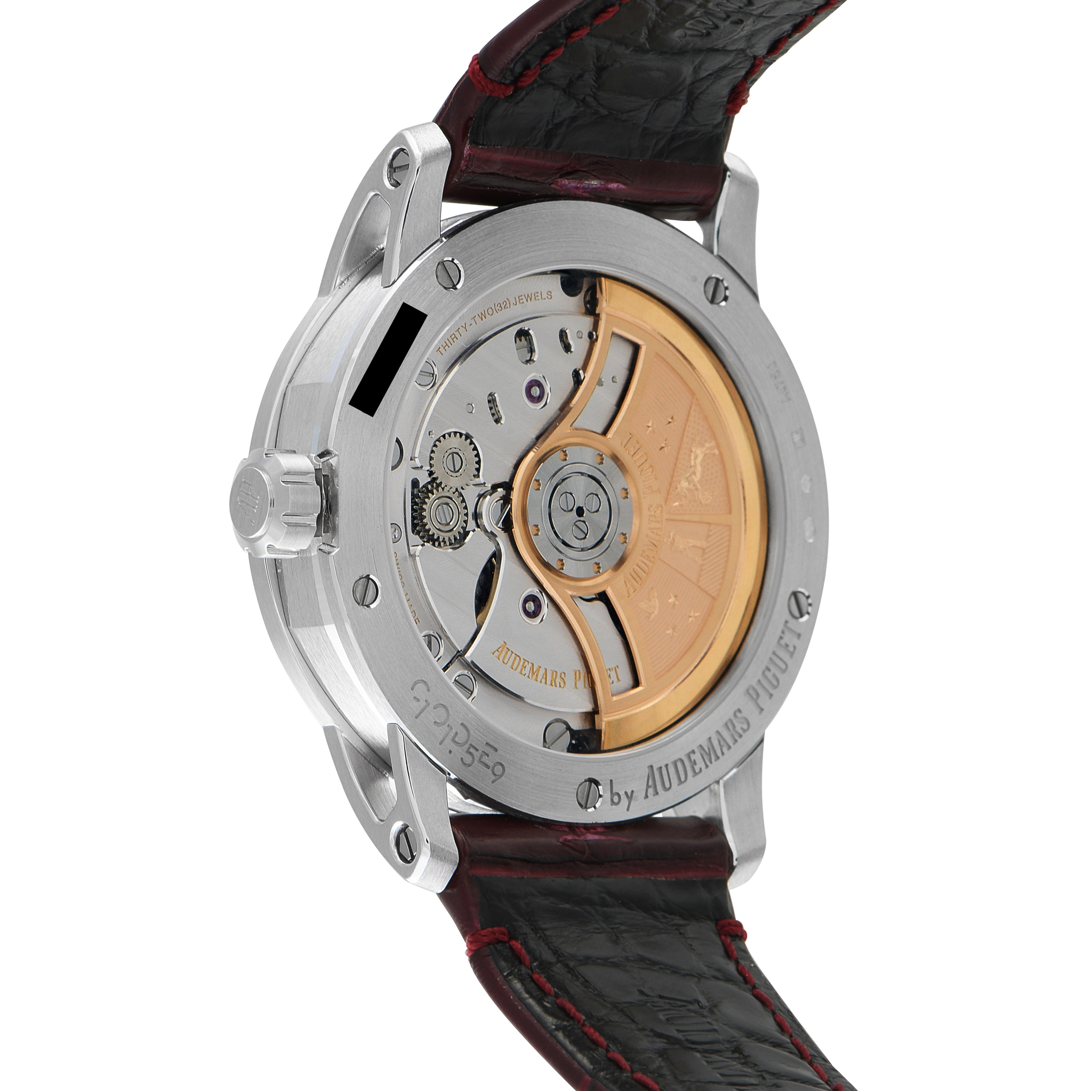 Audemars Piguet Code 11.59 Burgundy Dial White Gold Watch 15210BC.OO.A068CR.01