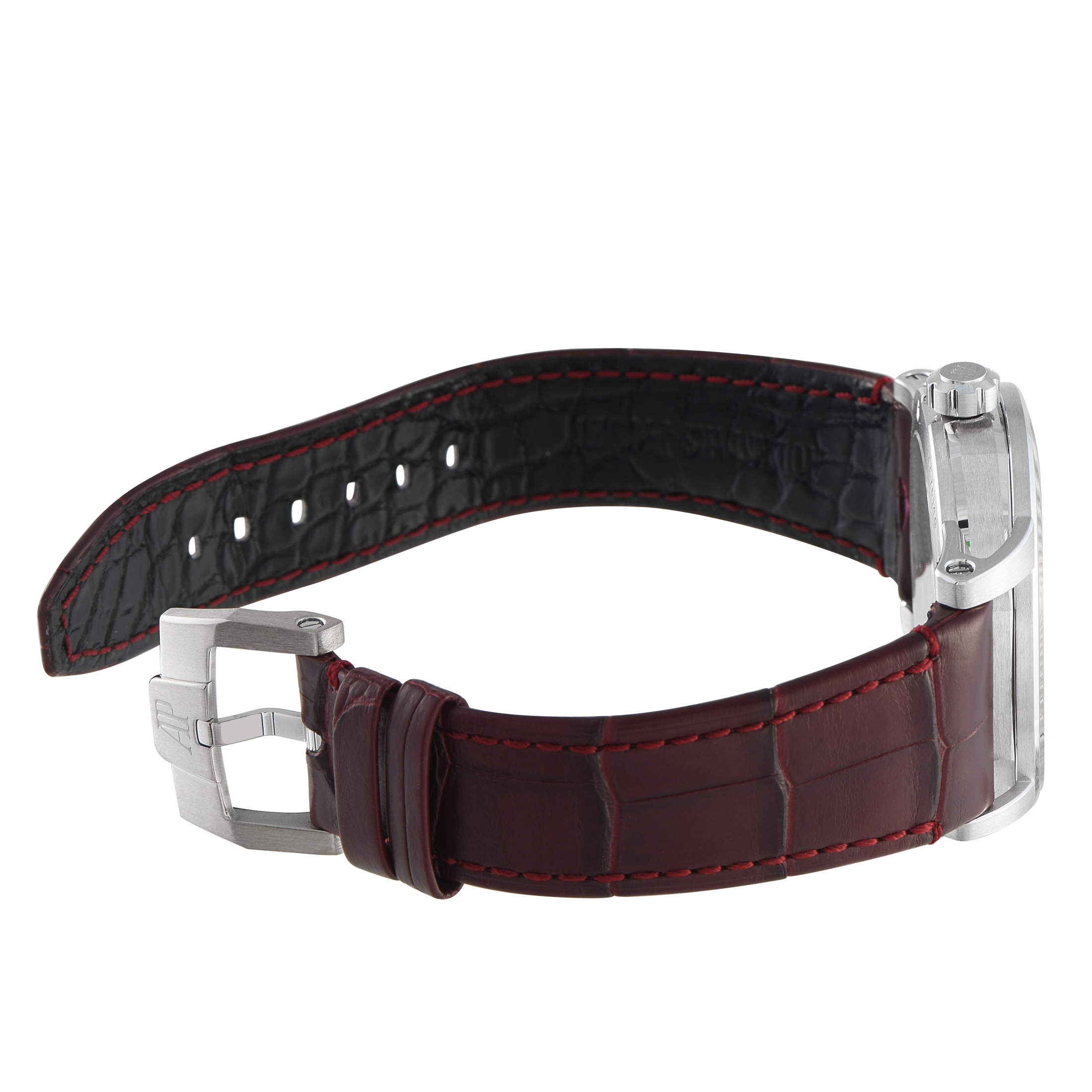 Audemars Piguet Code 11.59 Burgundy Dial White Gold Watch 15210BC.OO.A068CR.01