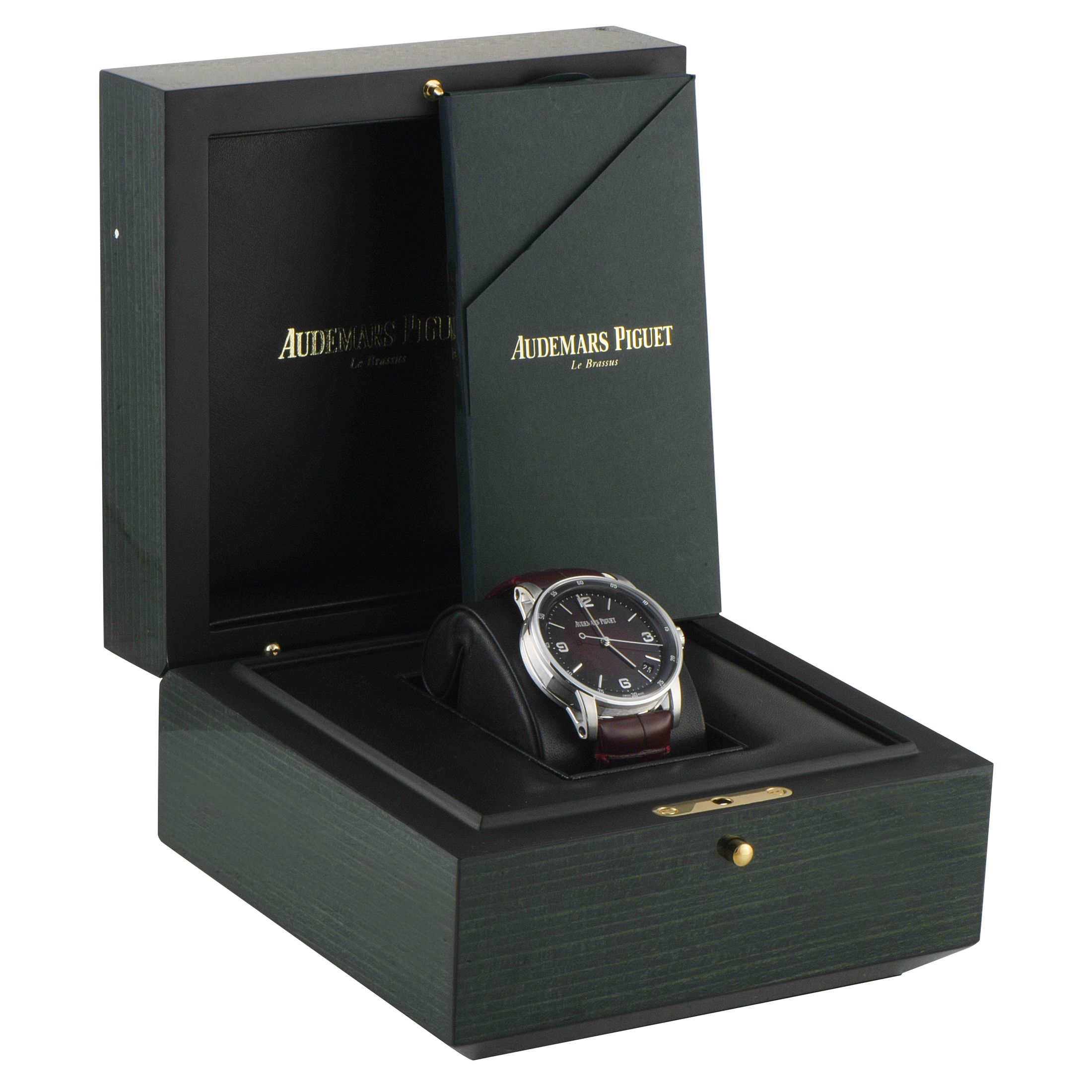 Audemars Piguet Code 11.59 Burgundy Dial White Gold Watch 15210BC.OO.A068CR.01