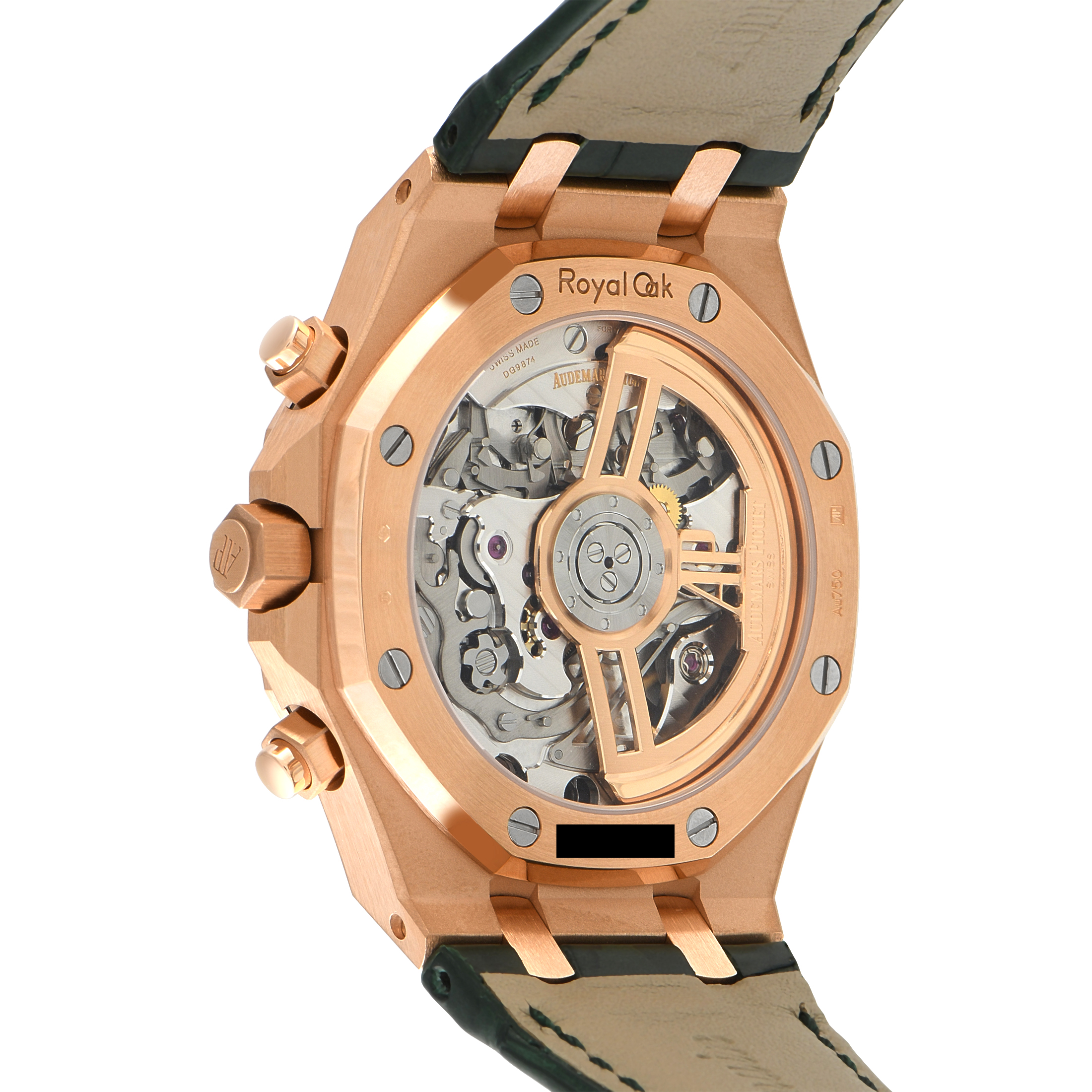 Audemars Piguet Royal Oak Chronograph Khaki Green Rose Gold Watch 26240OR.OO.D404CR.02