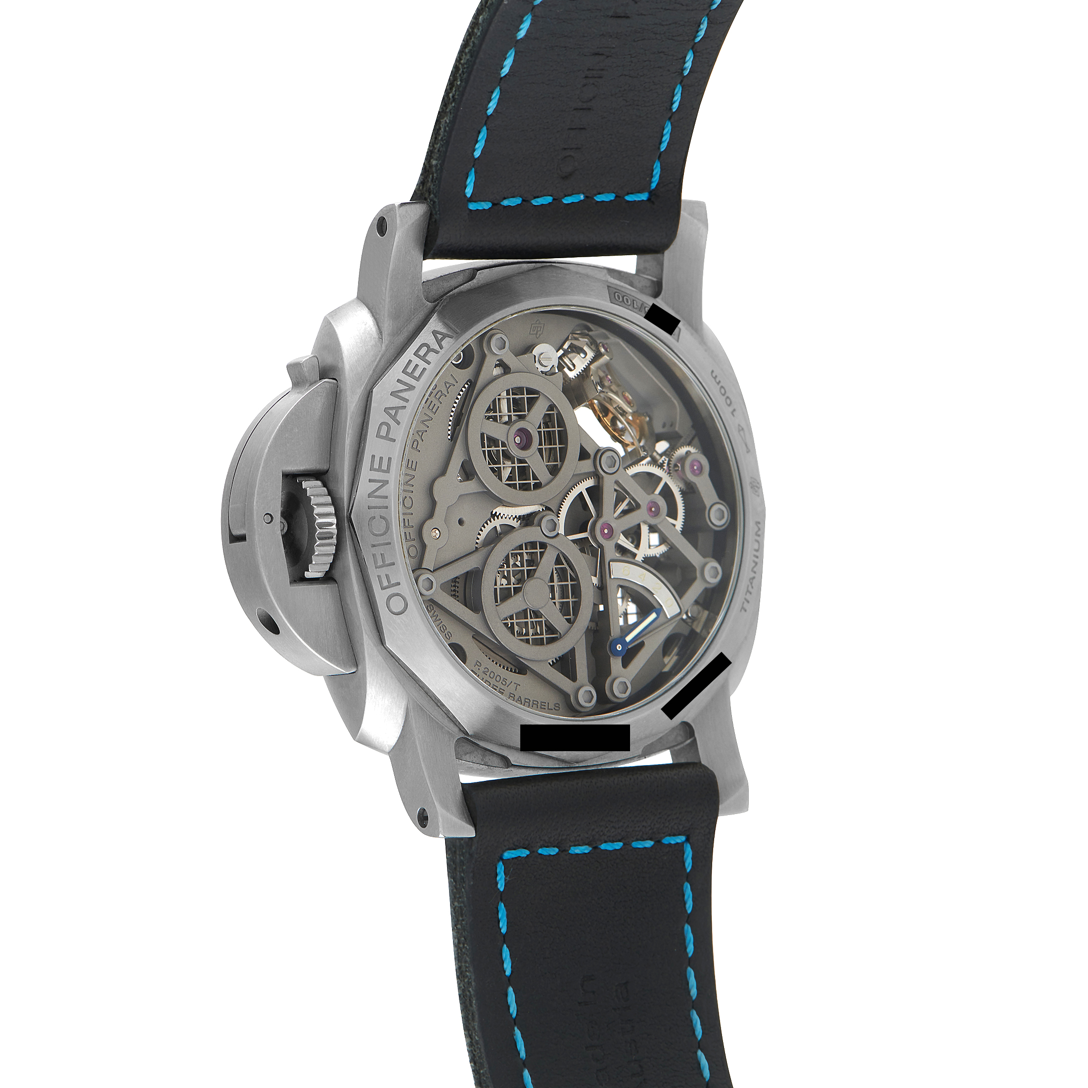 Officine Panerai Luminor Tourbillon GMT Titanium Watch PAM00767