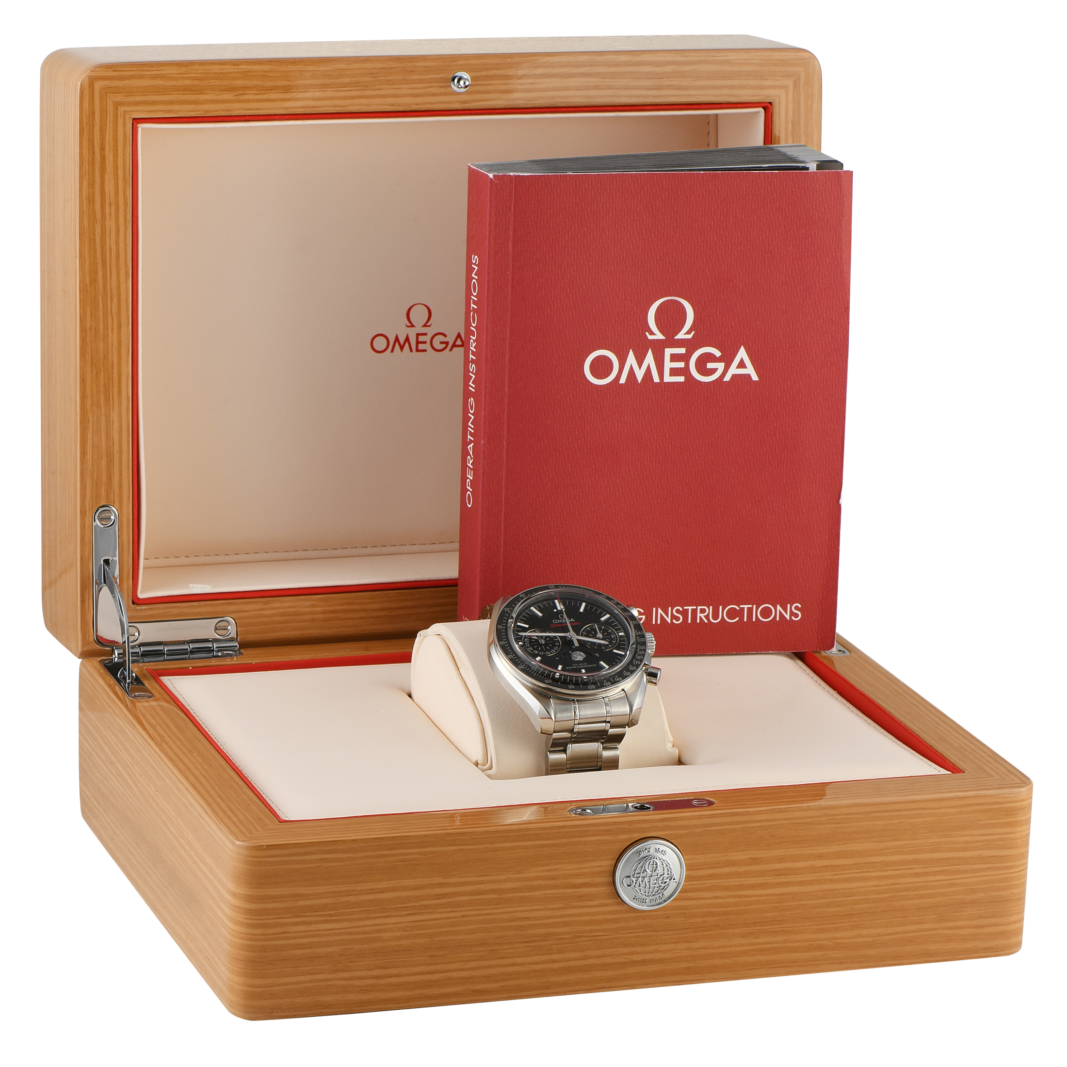 Omega Speedmaster Moonphase Chronograph Steel Watch 304.30.44.52.01.001