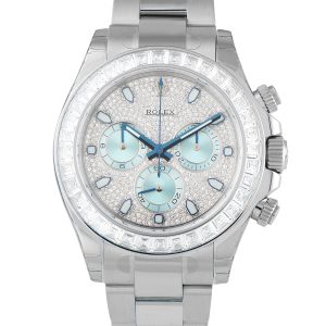 Rolex Daytona Diamond Pave Dial Platinum Watch 116576TBR