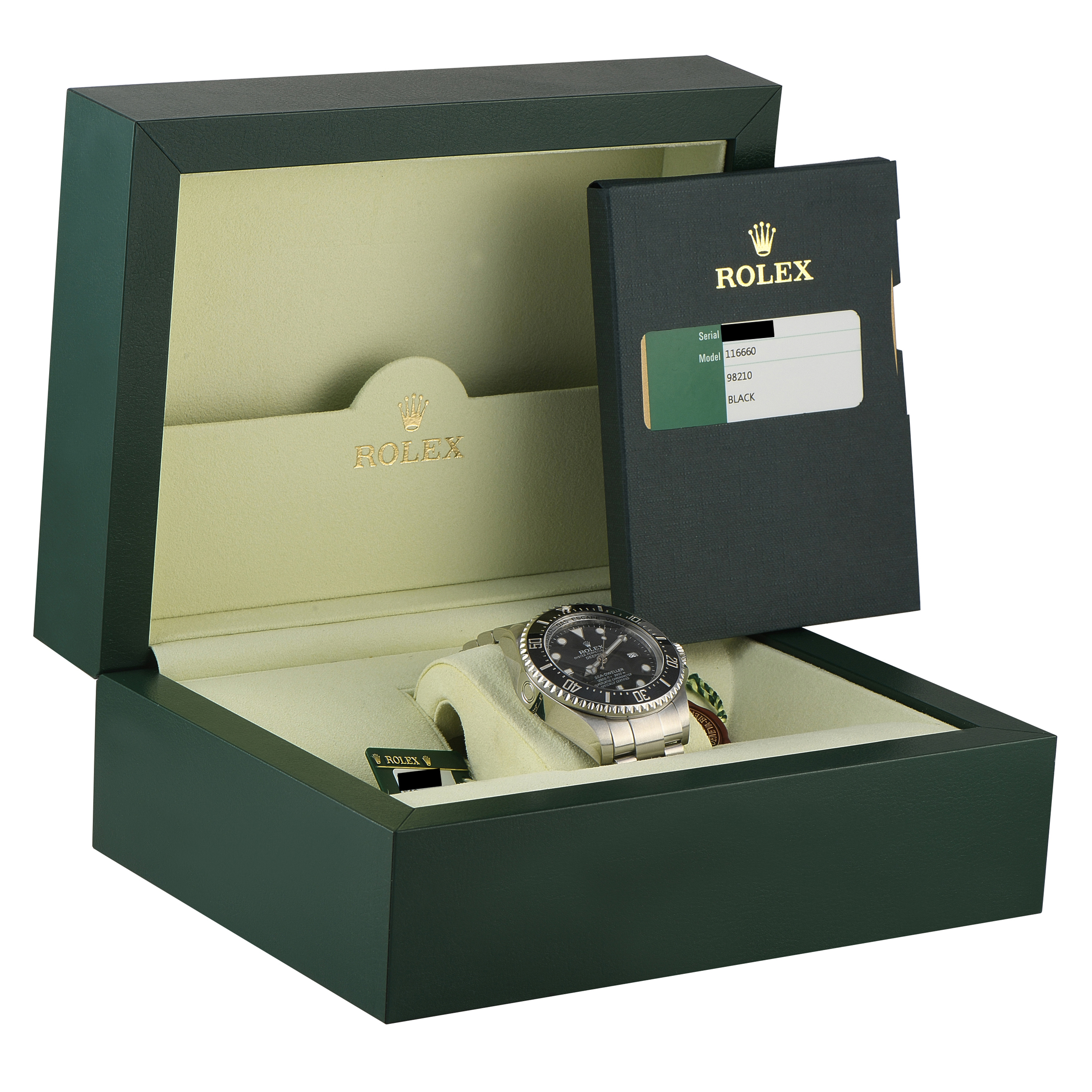 Rolex Sea-Dweller Deepsea Black Dial Steel Watch 116660 - Image 5