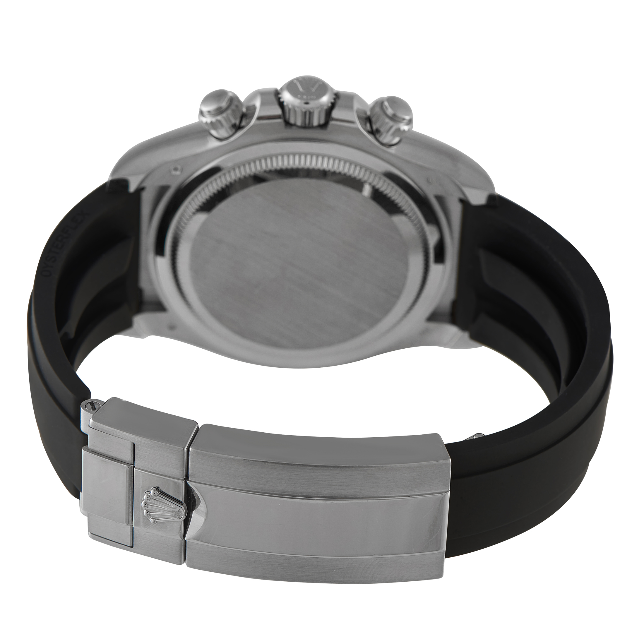 Rolex Daytona Black Dial White Gold Oysterflex Watch 126519LN