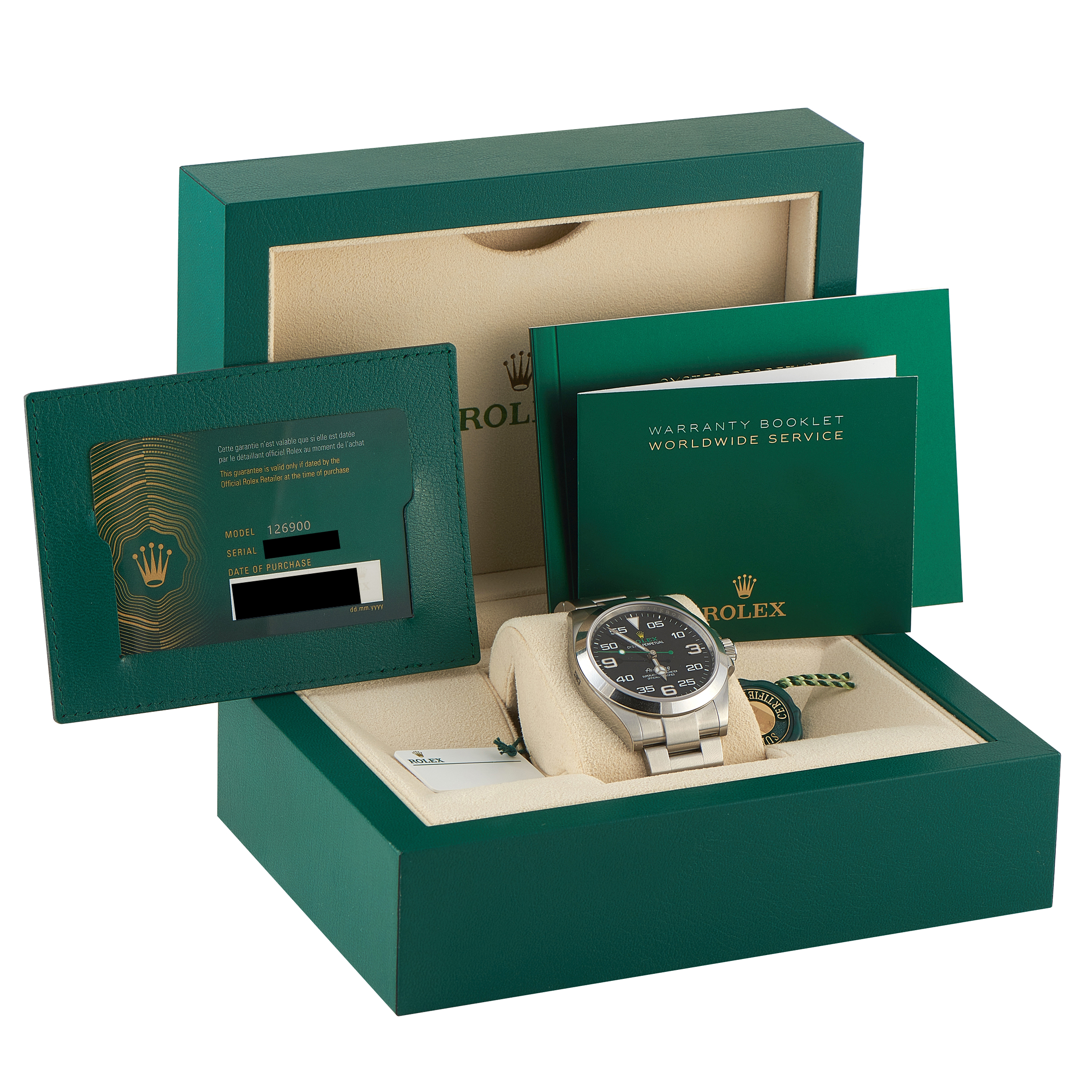 Rolex Air-King Steel Watch 126900