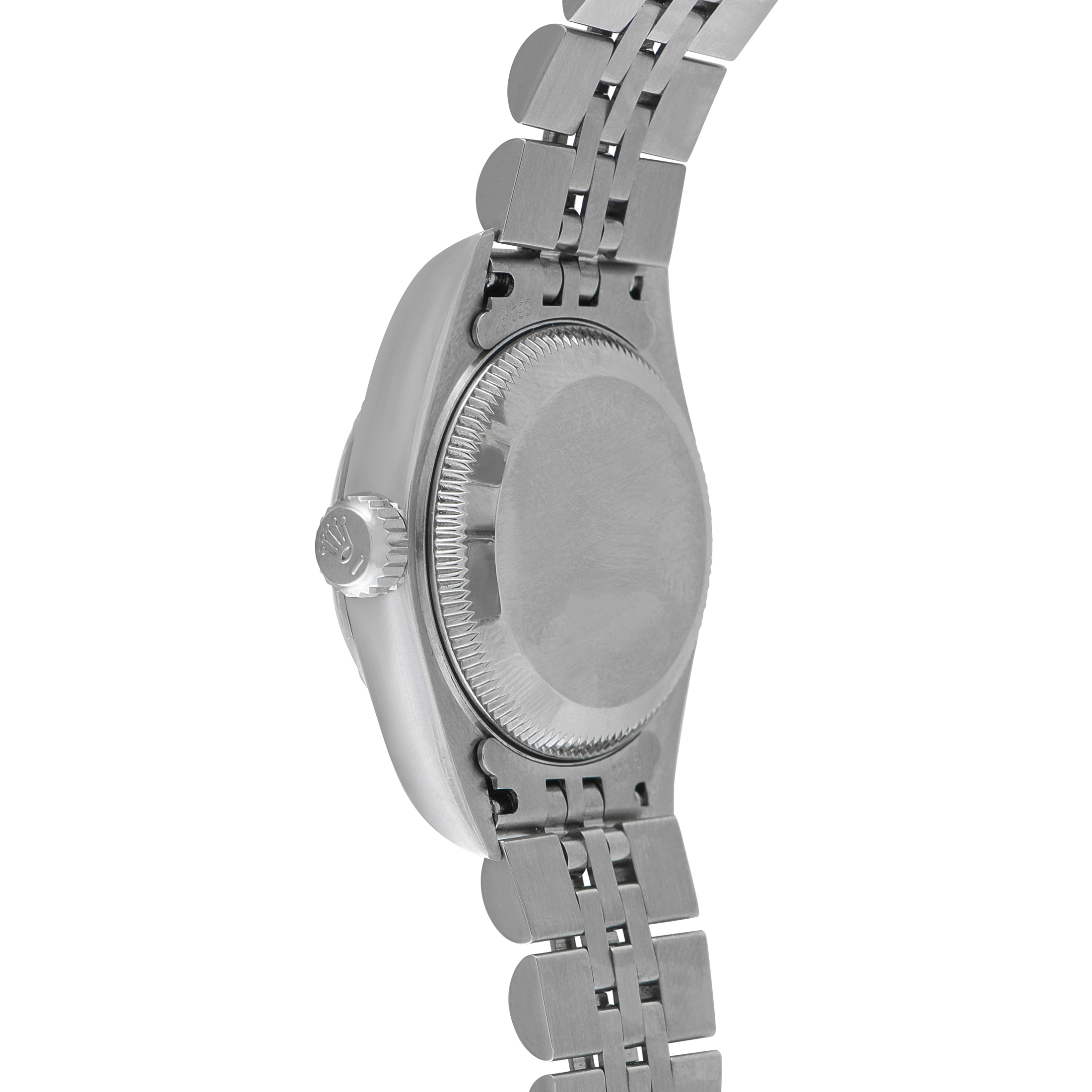 Rolex Lady-Datejust Mother-of-Pearl Blue Sapphire Dial Jubilee Watch 79174