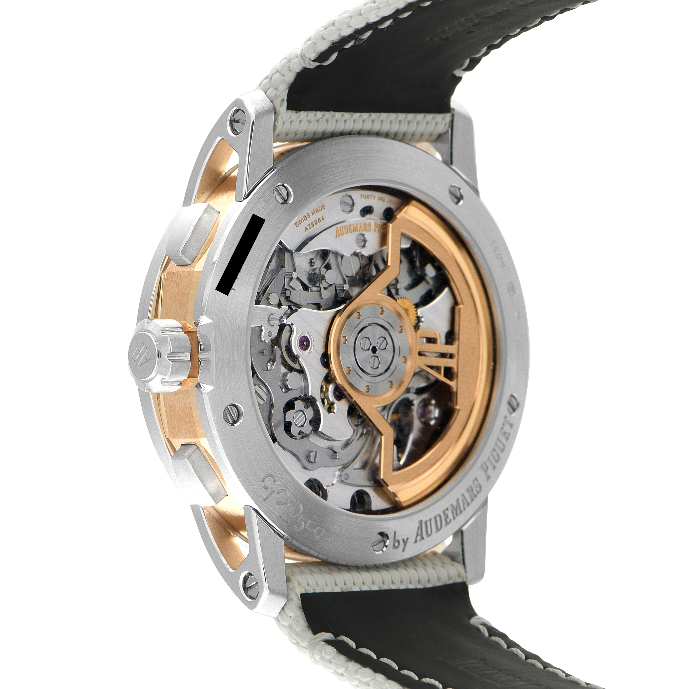 Audemars Piguet Code 11.59 Chronograph White and Rose Gold Watch 26393CR.OO.A009CR.01