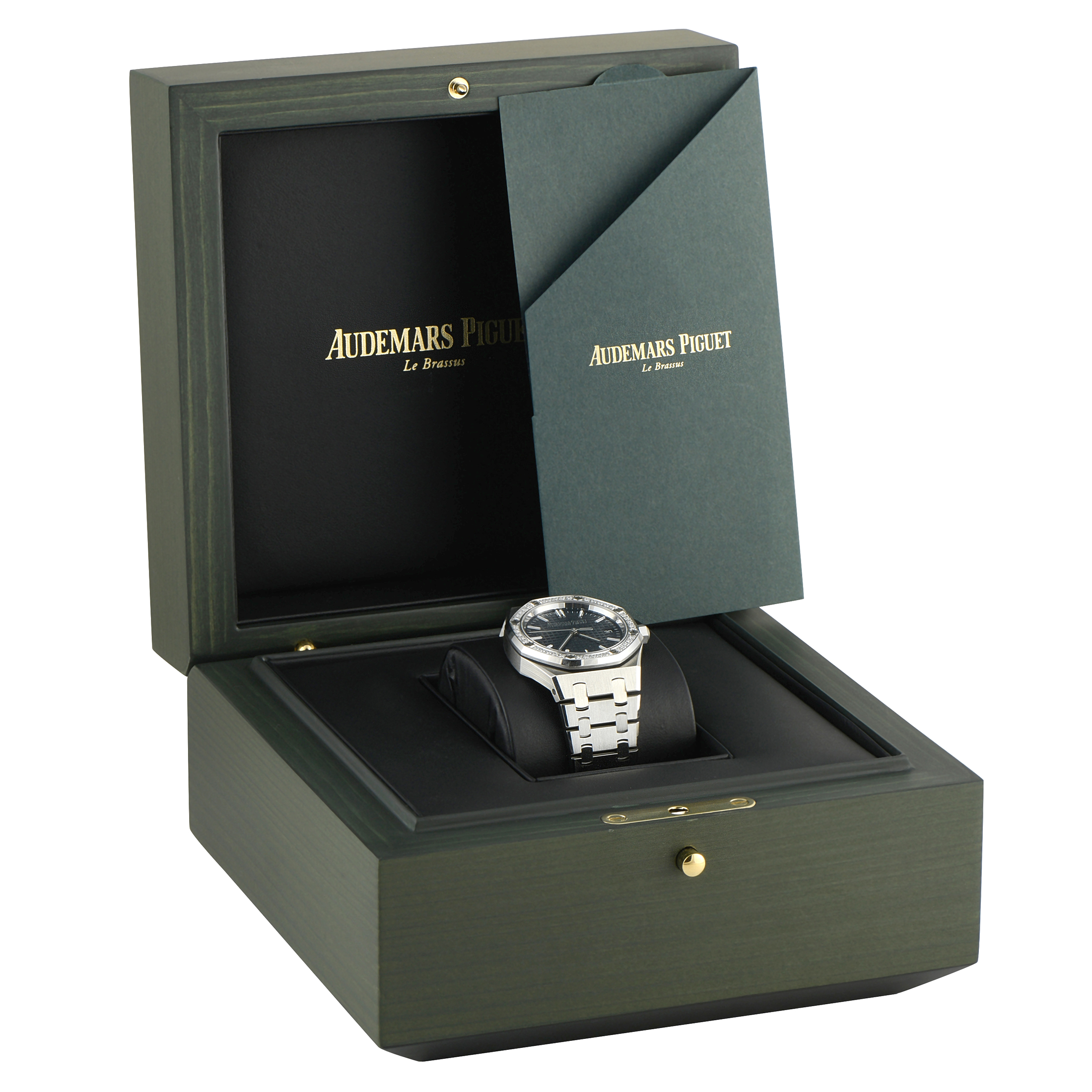 Audemars Piguet Royal Oak Diamond Bezel Steel Watch 77451ST.ZZ.1361ST.04