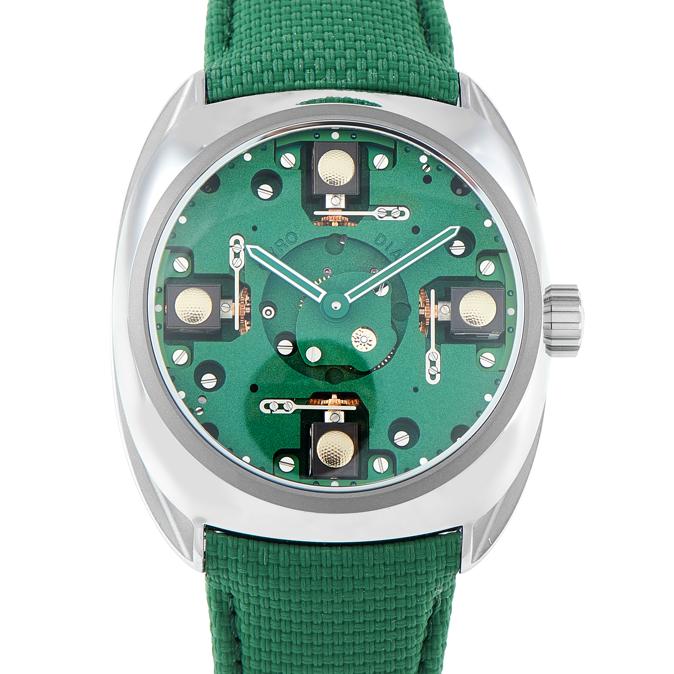 Byrne Gyro Dial Golf Edition Titanium Watch 10034-80100-225