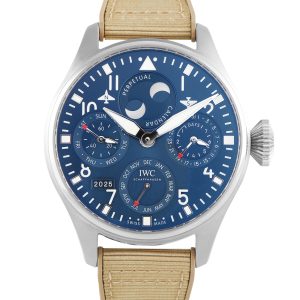 IWC Big Pilot's Perpetual Calendar Steel Watch W503605 IW503605