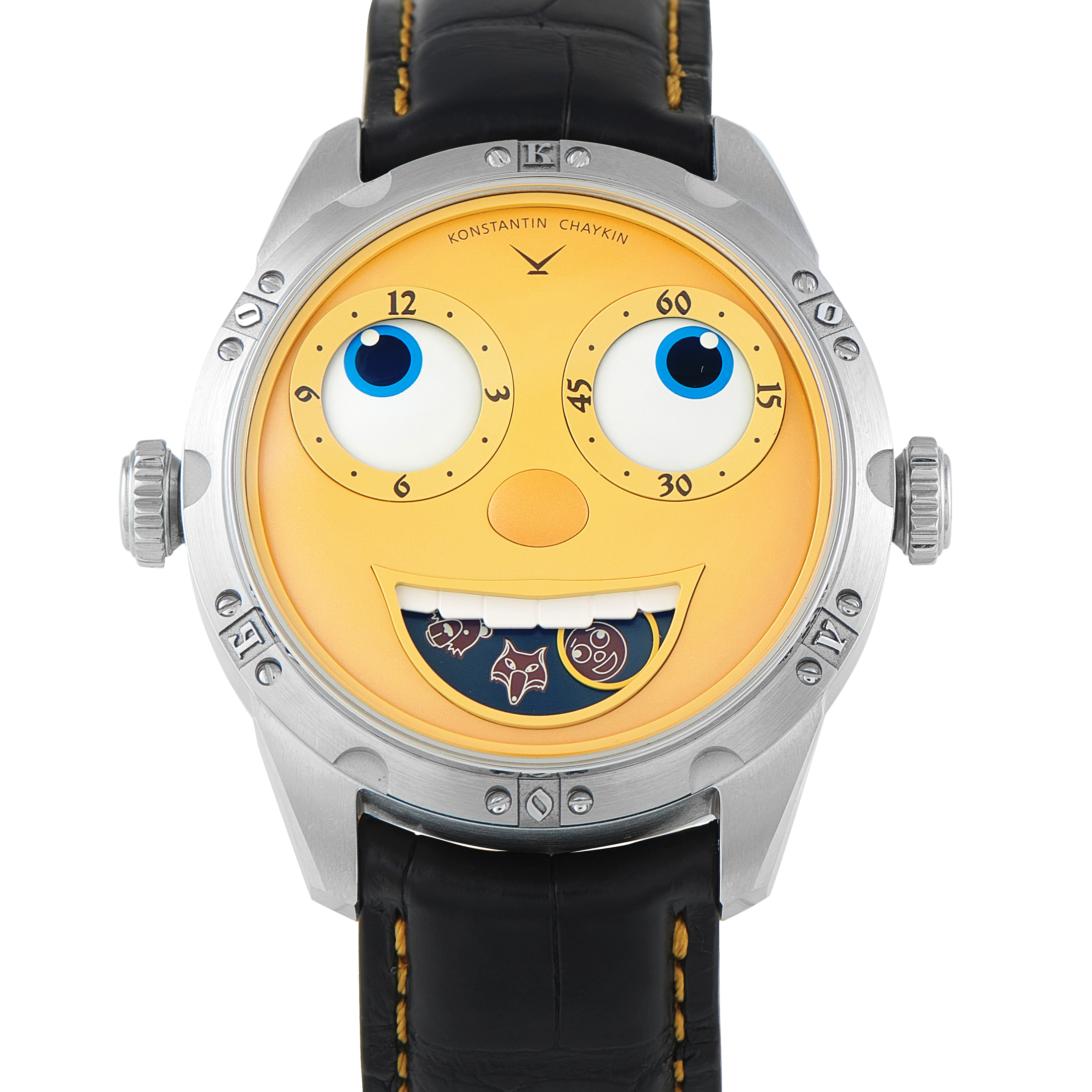 Konstantin Chaykin Wristmons Kolobok Steel Watch KOLOBOK